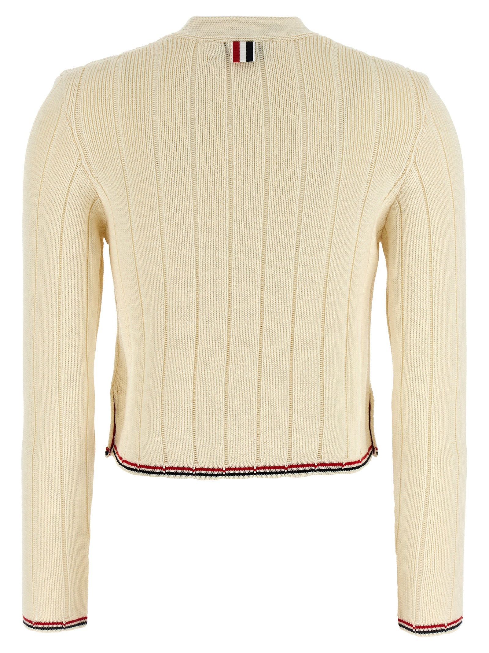 Thom Browne 'Ladder Full Needle Rib Stitch' Cardigan