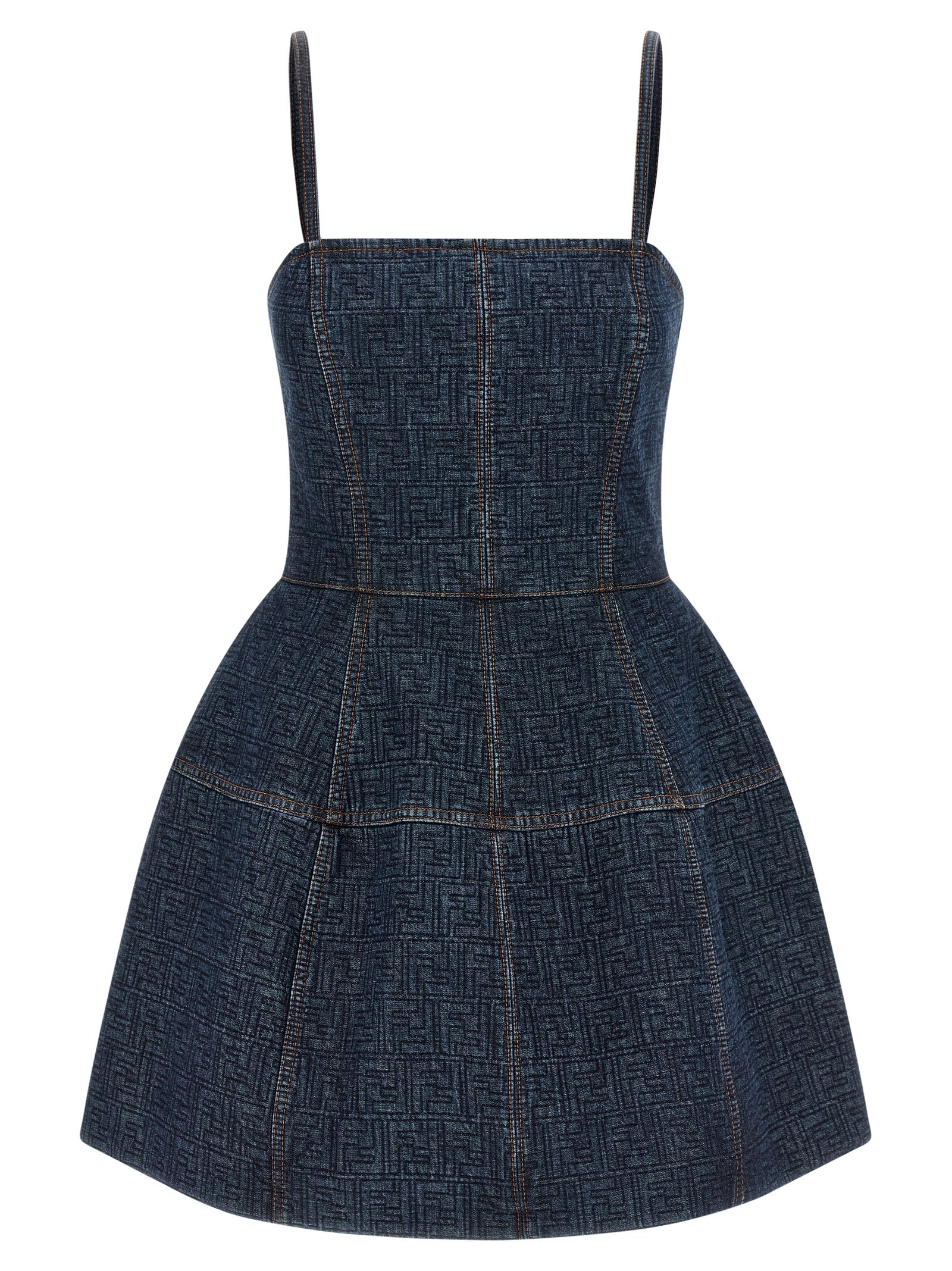 Fendi 'Ff' Denim Dress