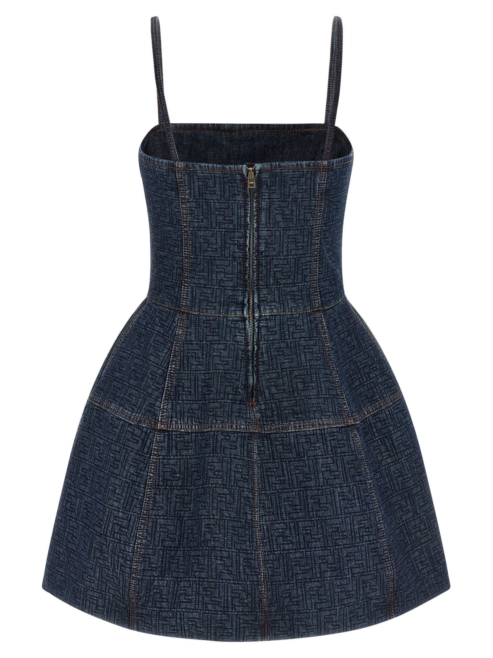Fendi 'Ff' Denim Dress