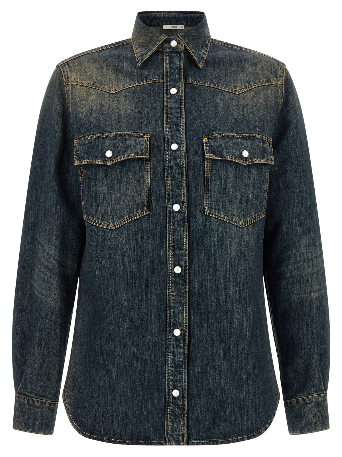 Fendi 'Western' Denim Shirt