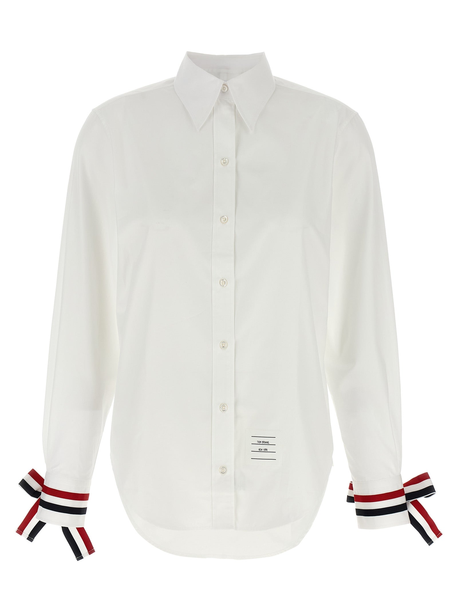 Thom Browne Rwb Tape Cuffs Shirt