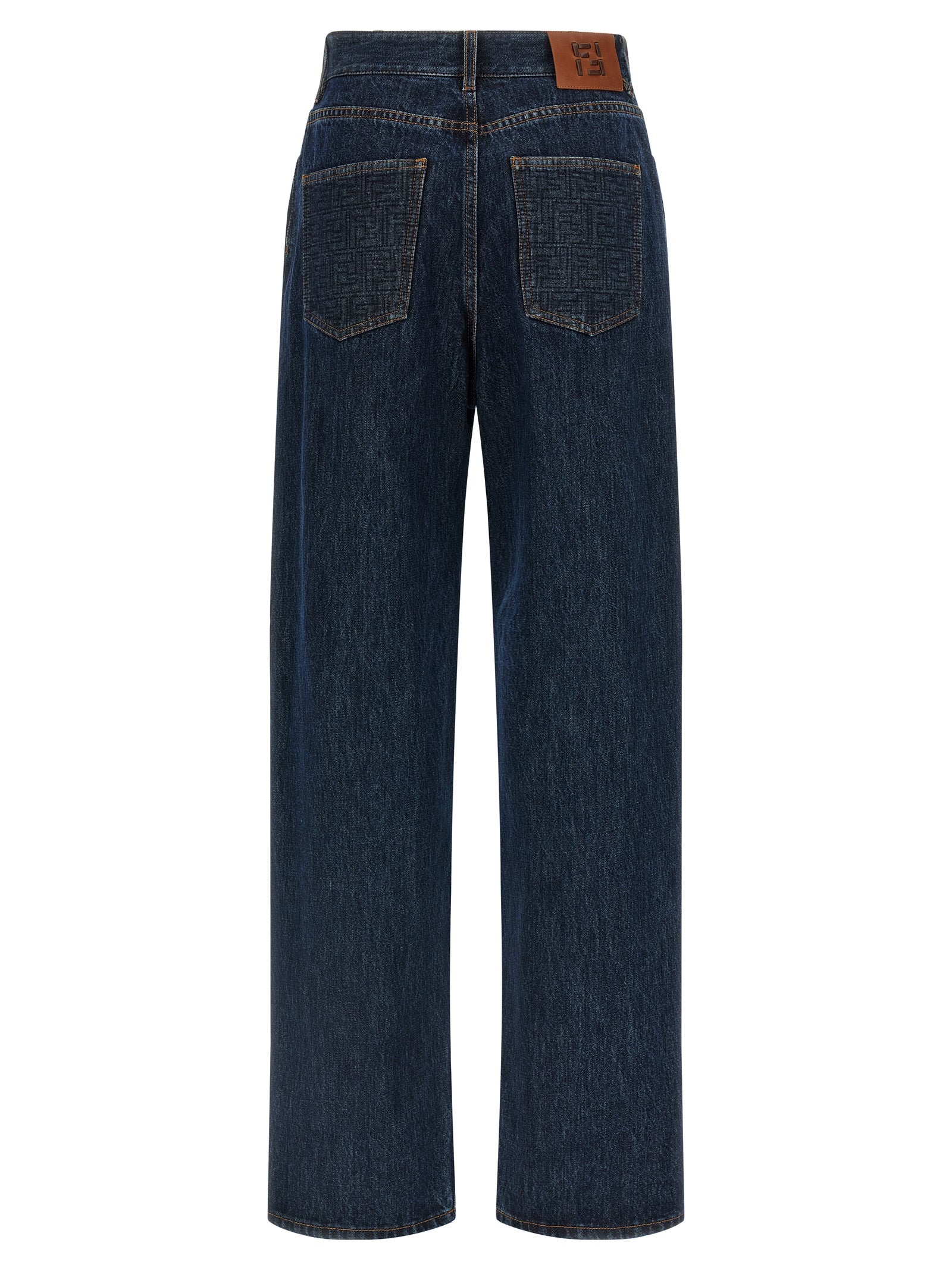 Fendi 'Ff' Padded Jeans