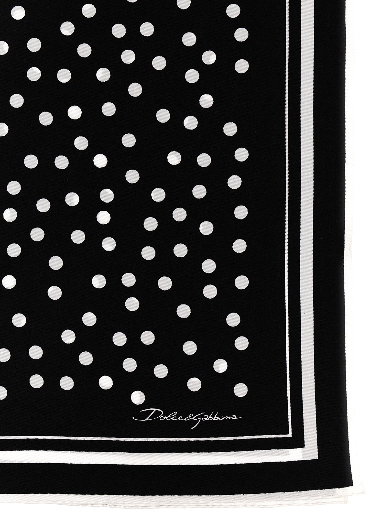 Dolce & Gabbana Polka Dot Scarf