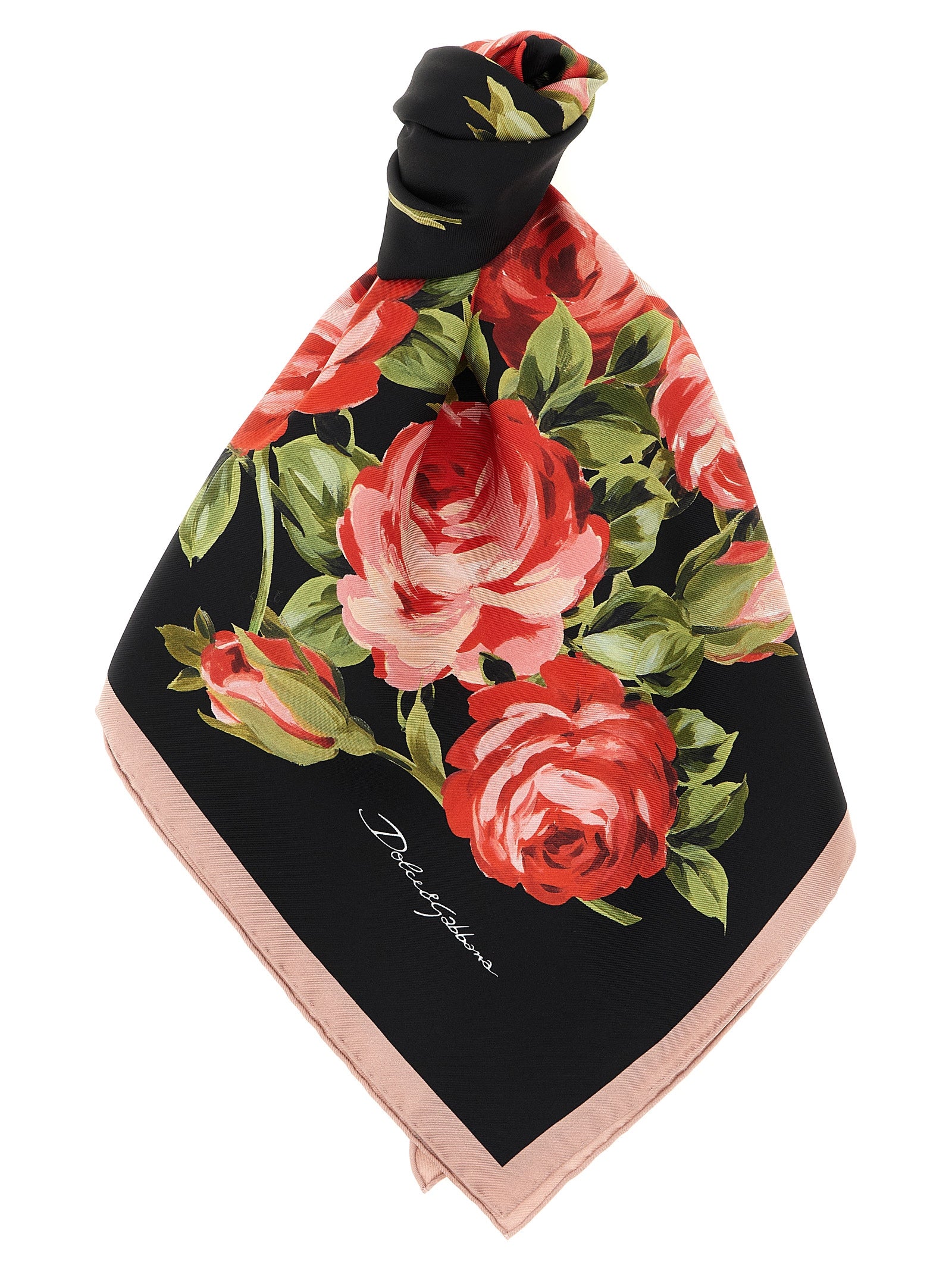 Dolce & Gabbana 'Bouquet Rose' Scarf