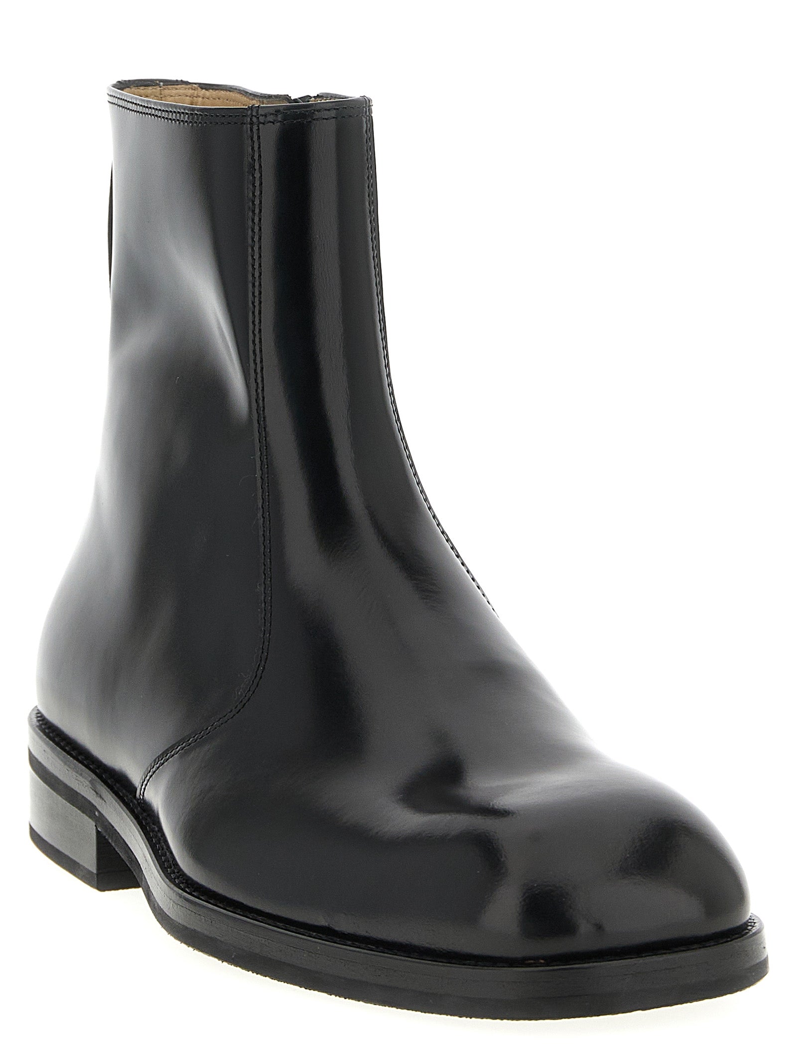 Lemaire Leather Ankle Boots