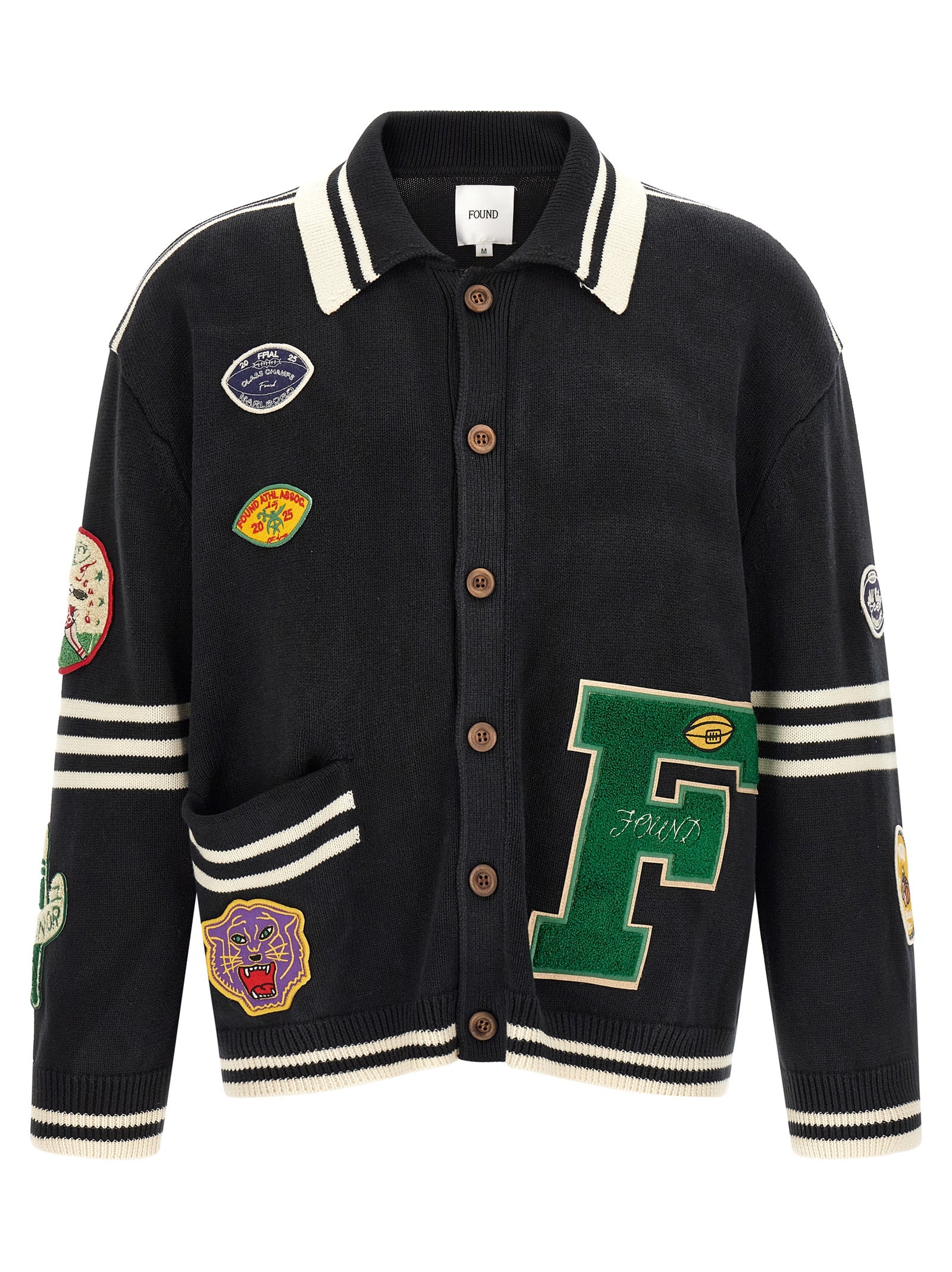 Found 'Fin Varsity' Cardigan