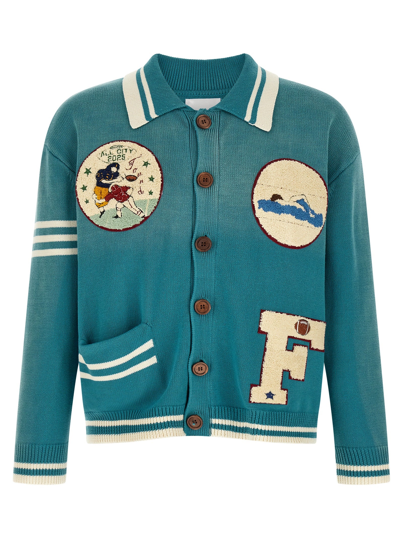 Found 'Fin Varsity' Cardigan