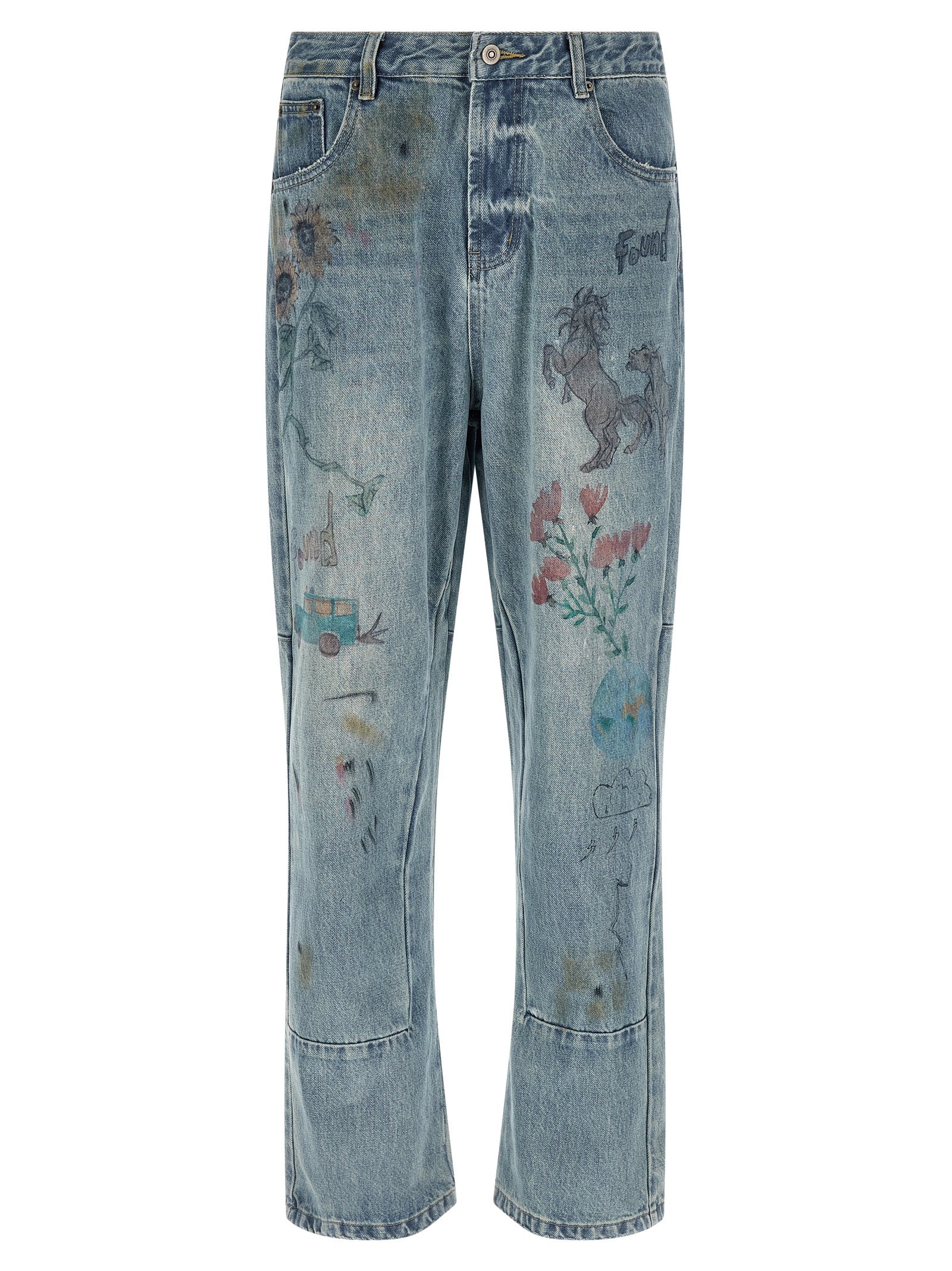 Found 'Hand Art' Jeans