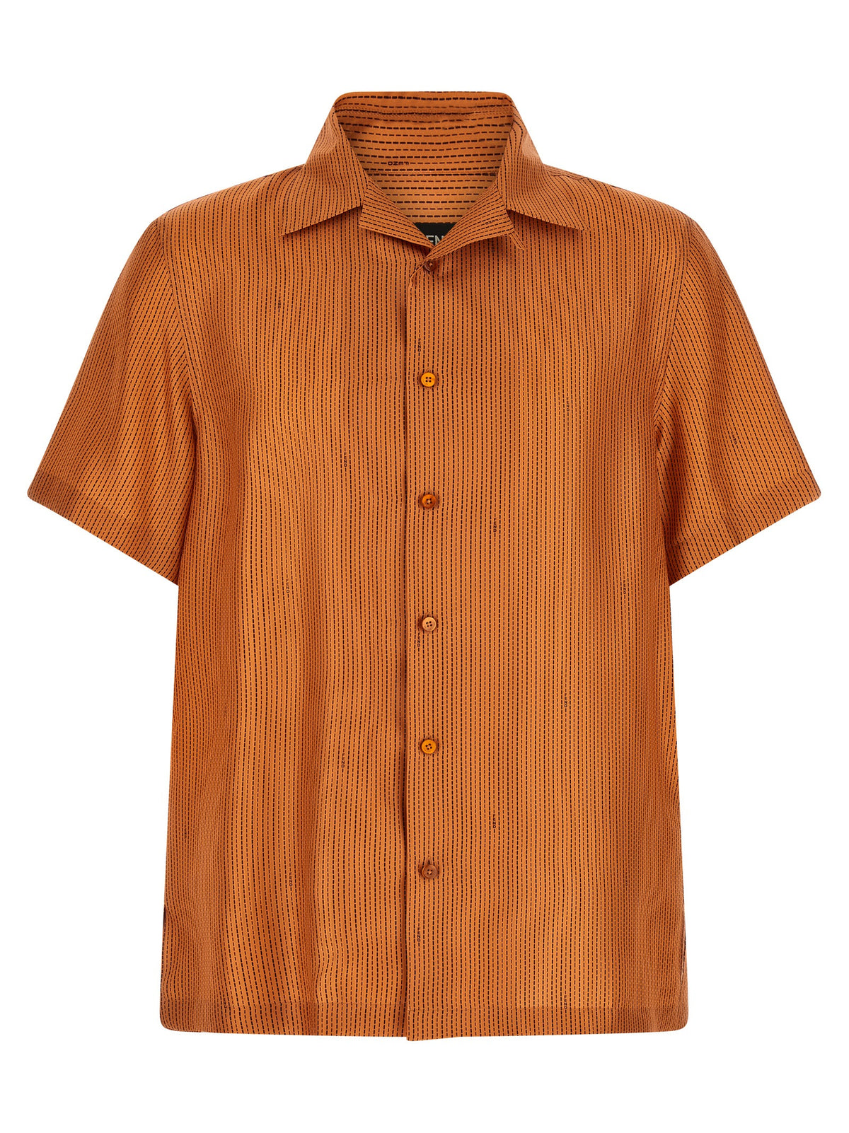 Fendi 'Selleria' Stitching Silk Shirt