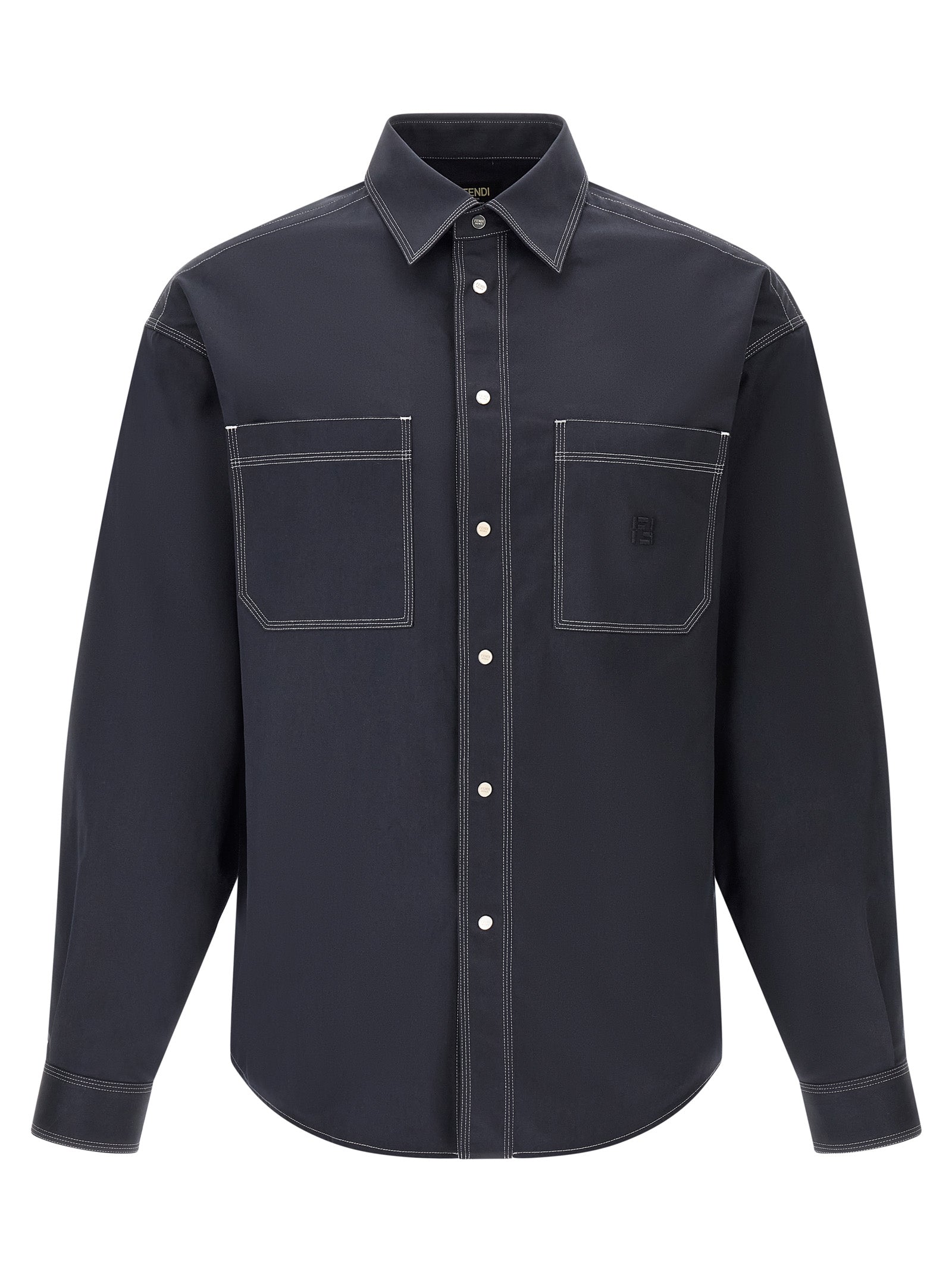 Fendi 'Ff Selleria' Logo Shirt