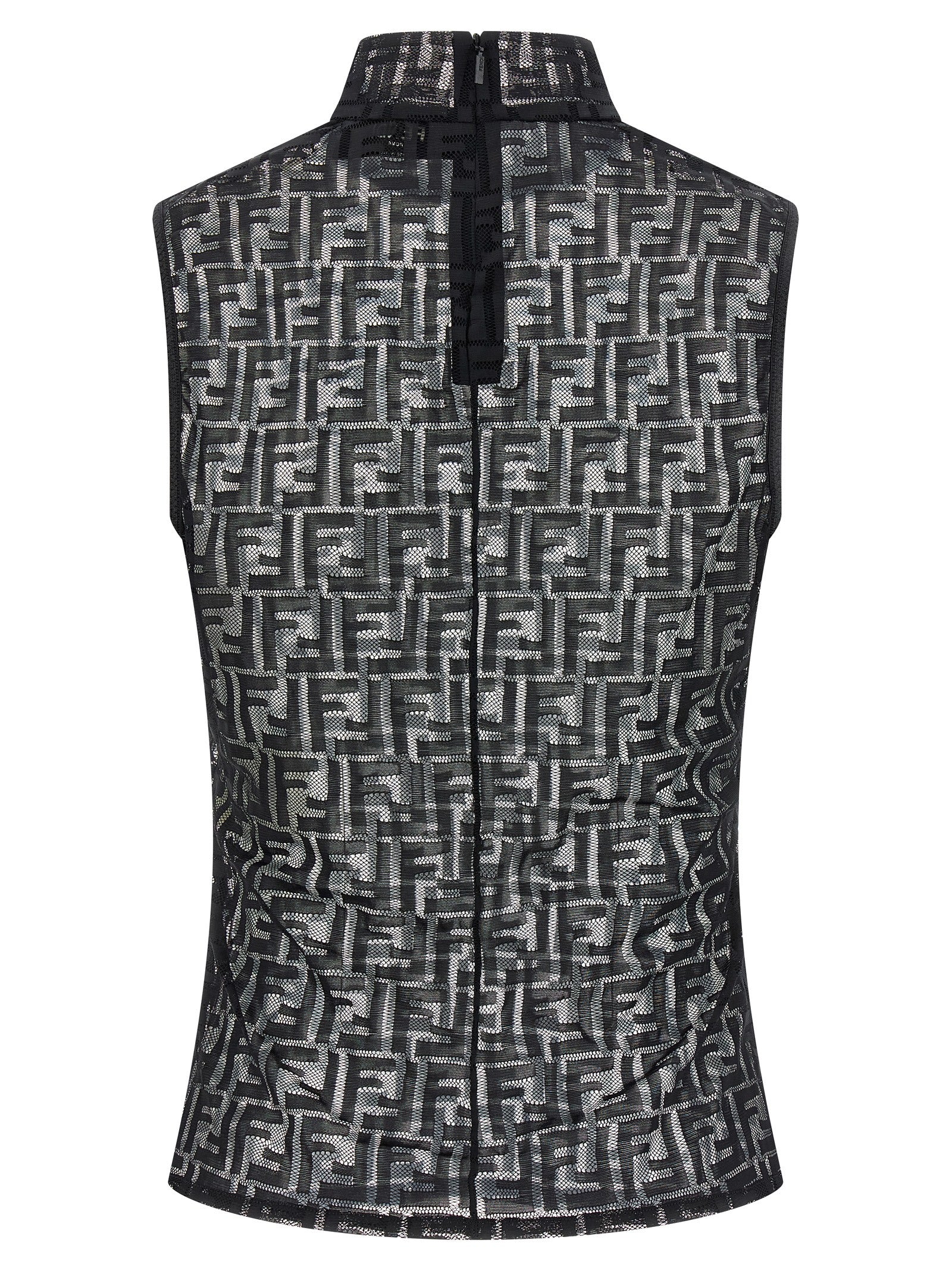 Fendi 'Ff' Lace Top