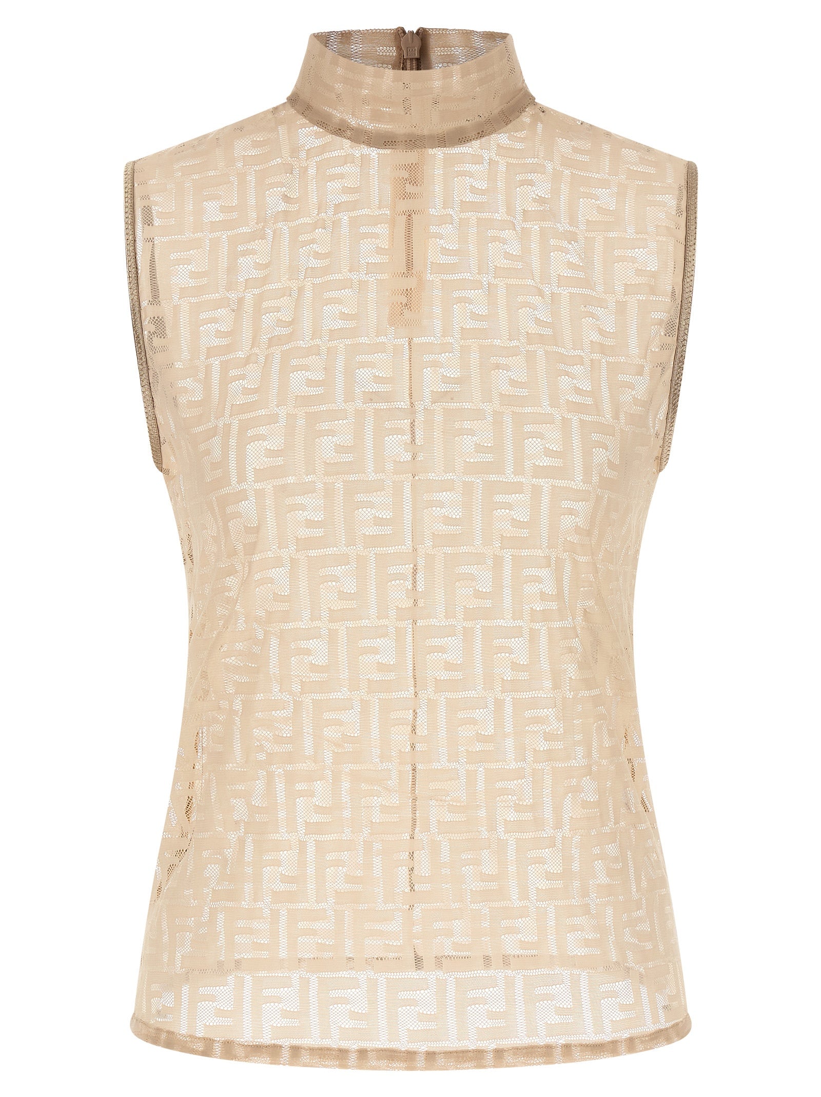 Fendi 'Ff' Lace Top