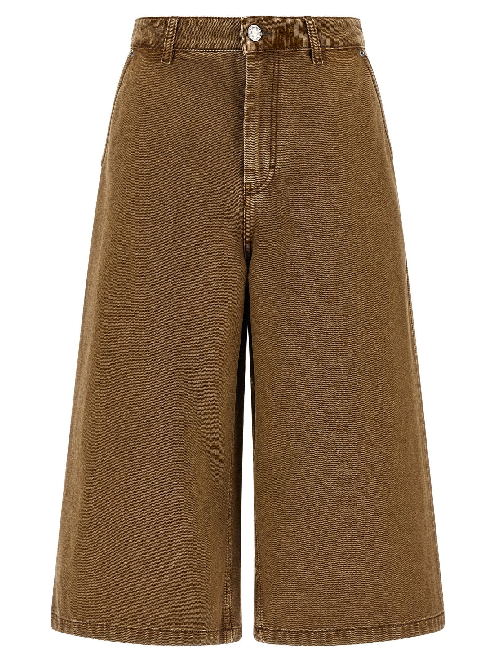 Ami Paris Denim Bermuda Shorts