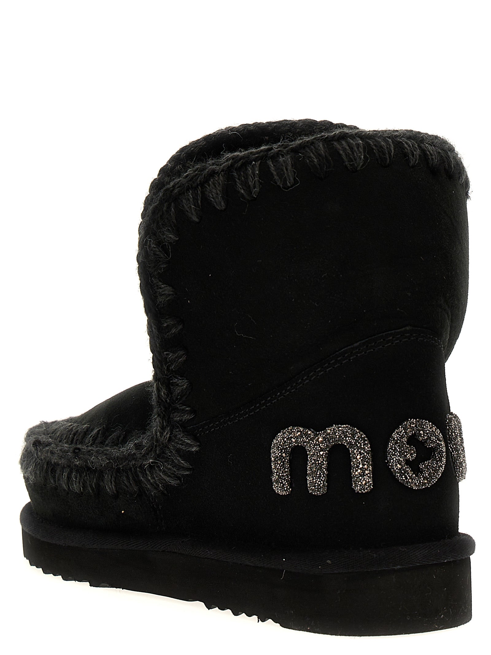 Mou 'Eskimo 18 Glitter Logo' Ankle Boots