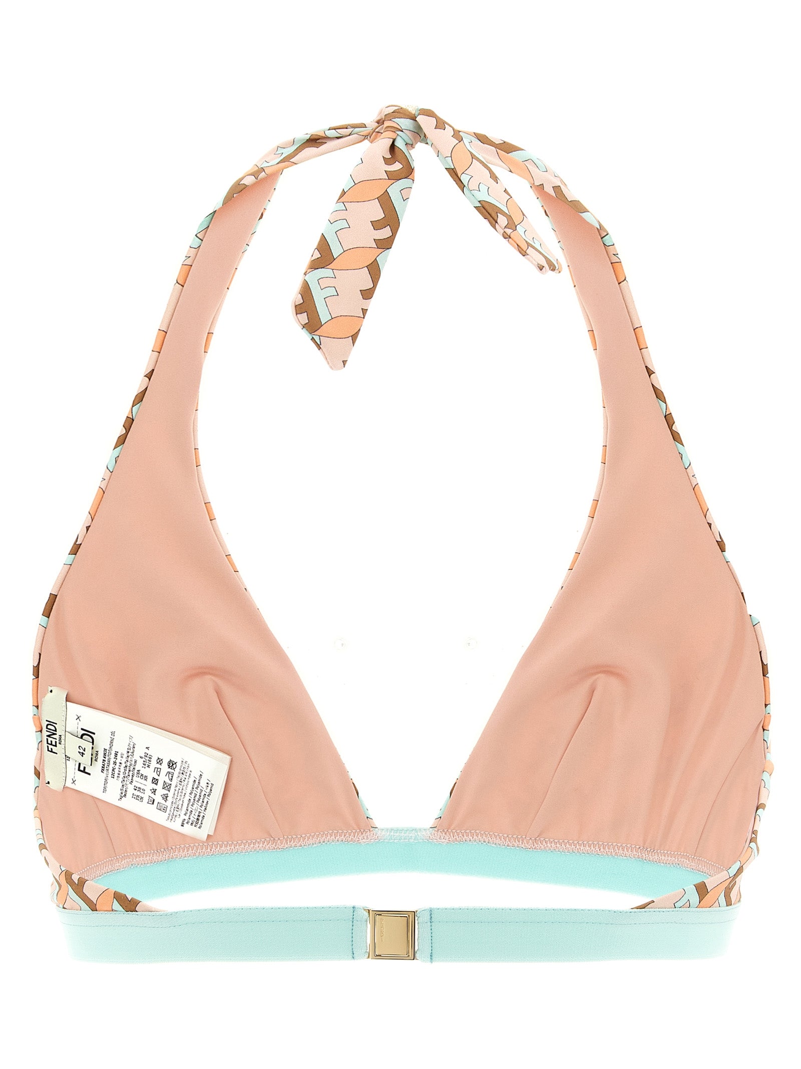 Fendi 'Ff Waves' Bikini Top
