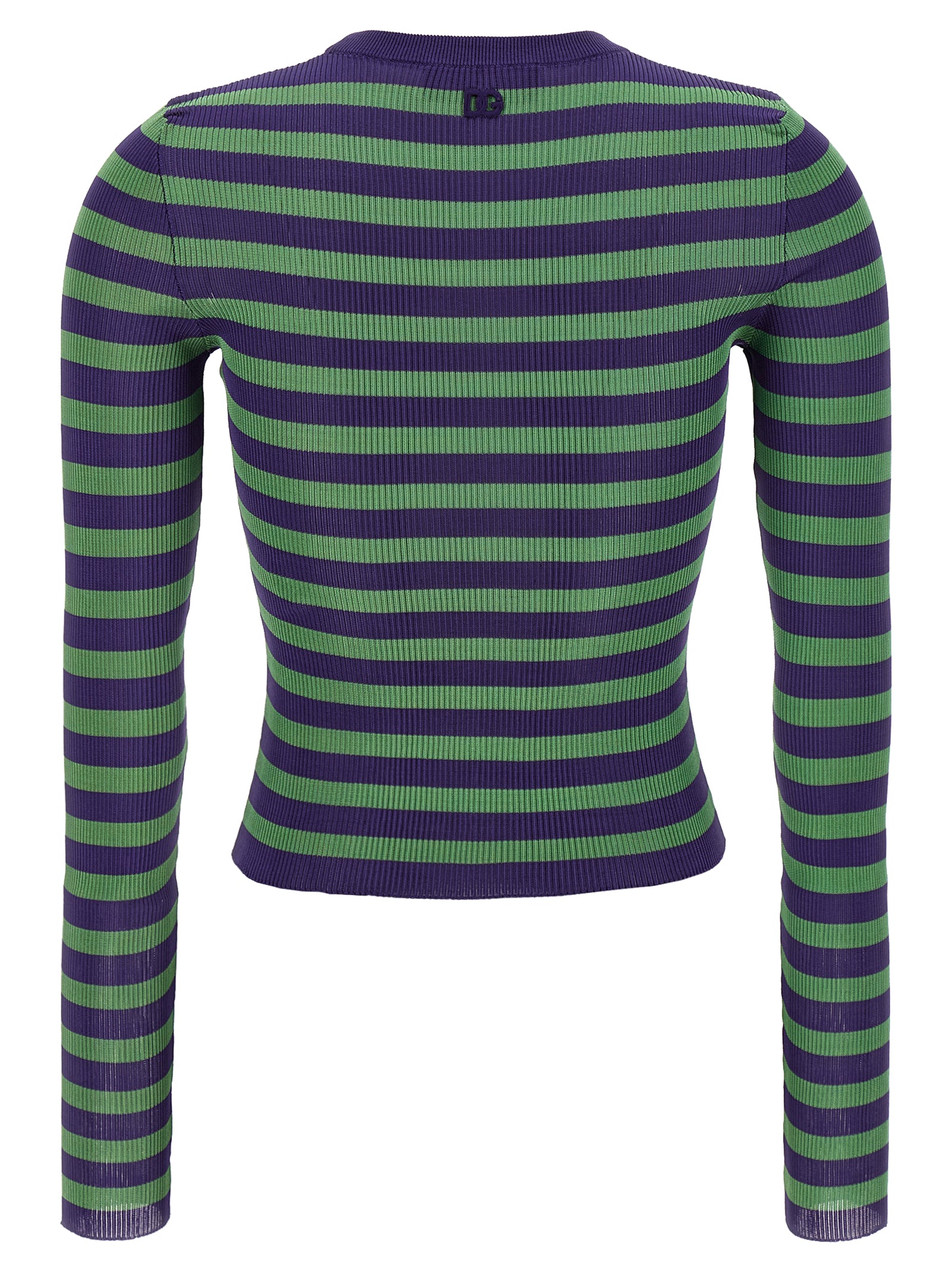 Dolce & Gabbana Striped Viscose Sweater