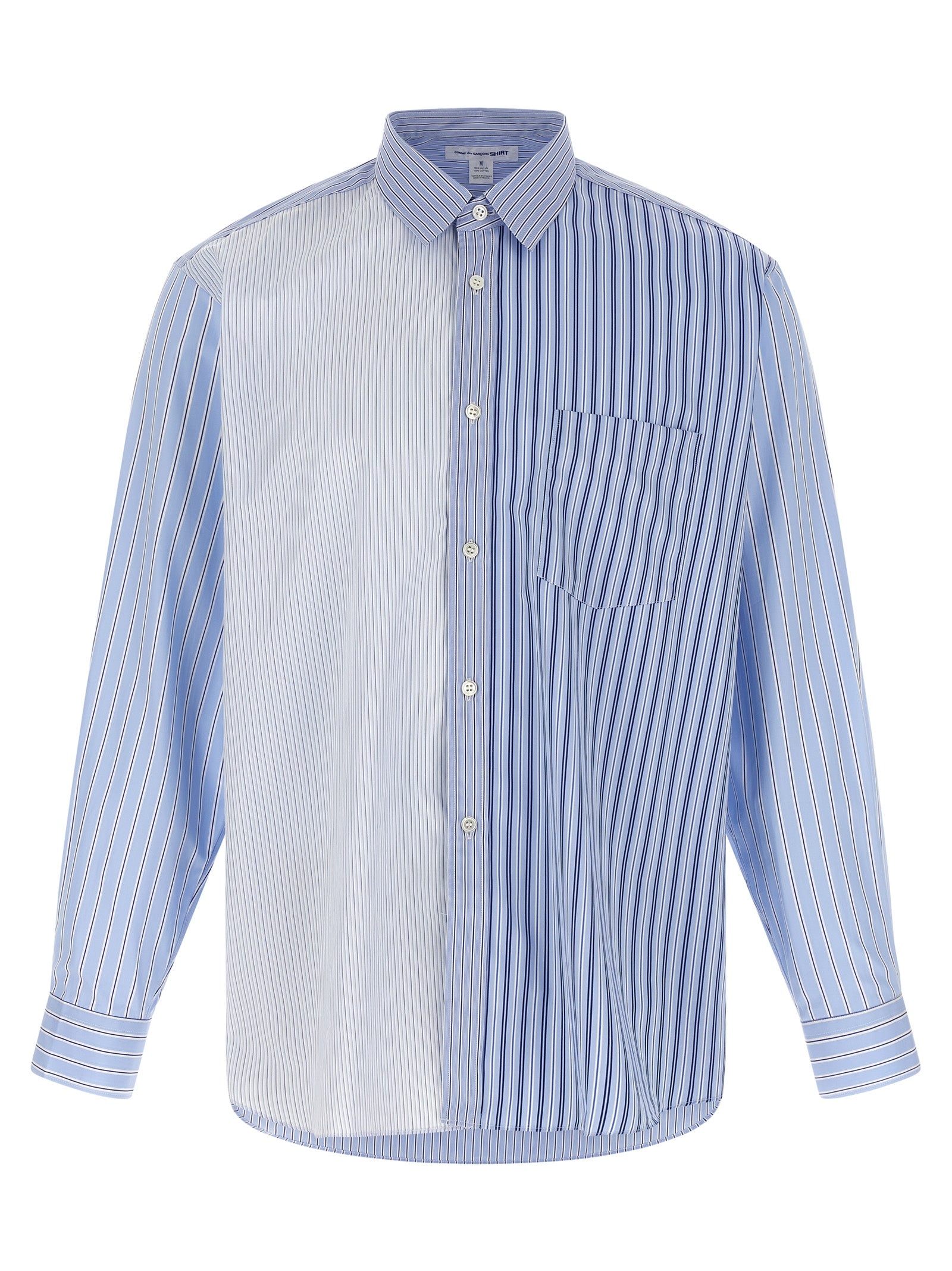 Comme Des Garcons Shirt Patchwork Shirt