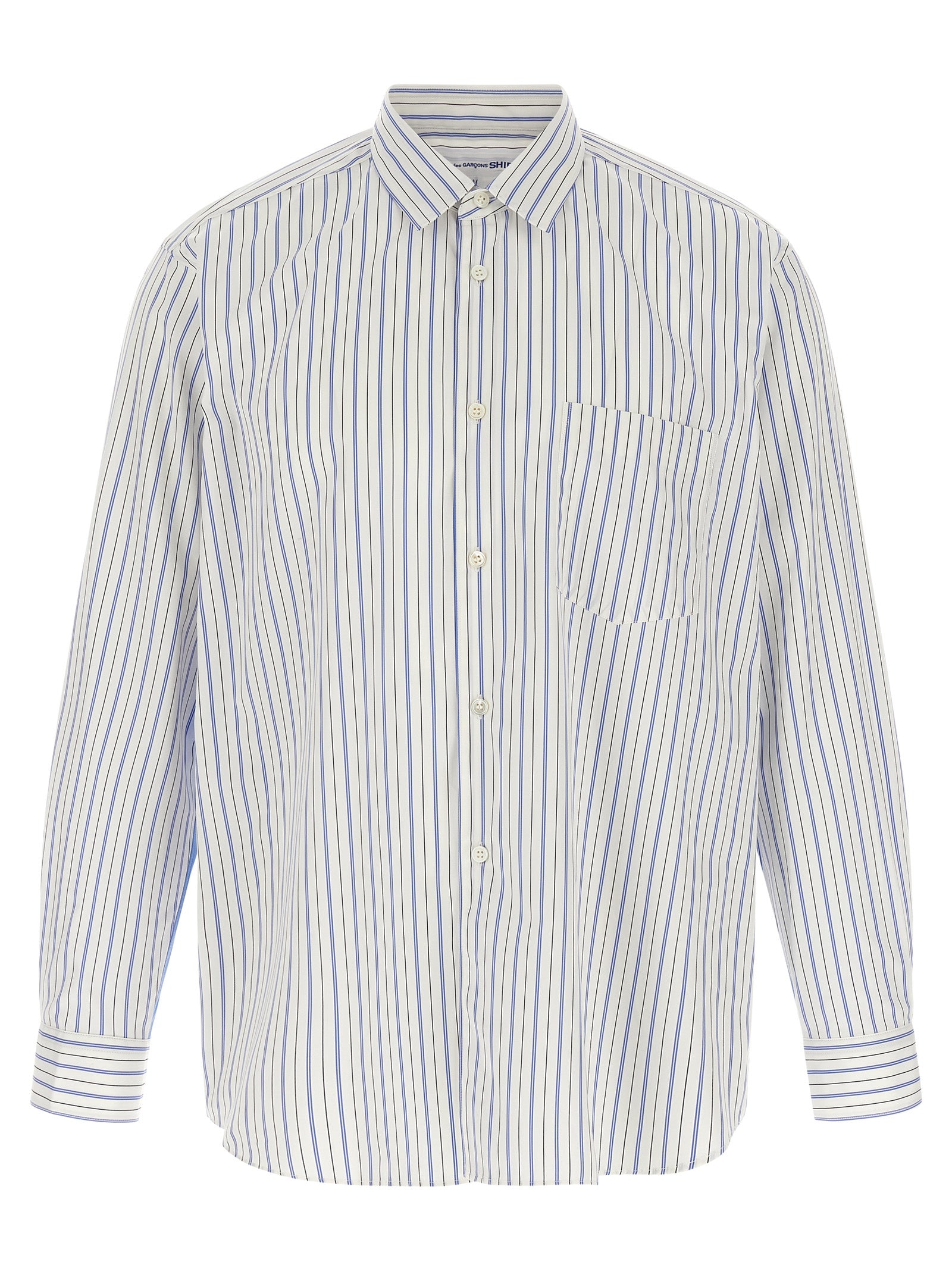 Comme Des Garcons Shirt Solid Color Insert Shirt