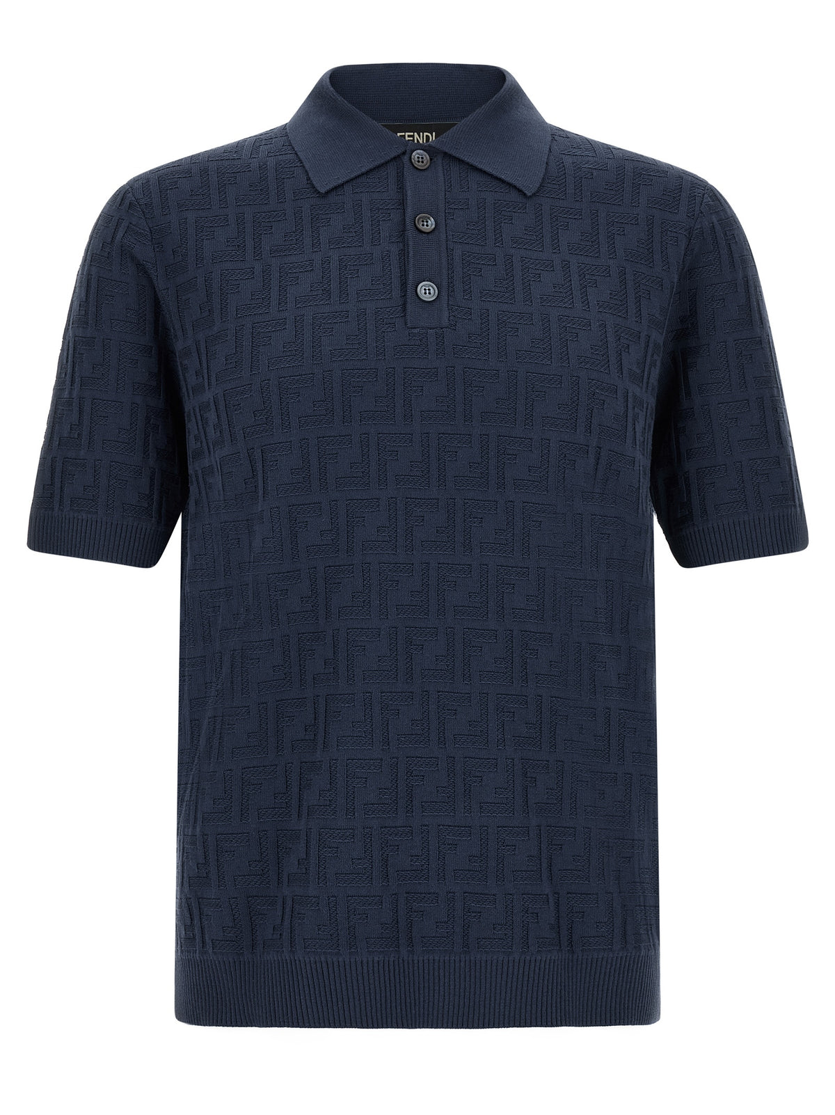 Fendi Ff Cotton Polo Shirt
