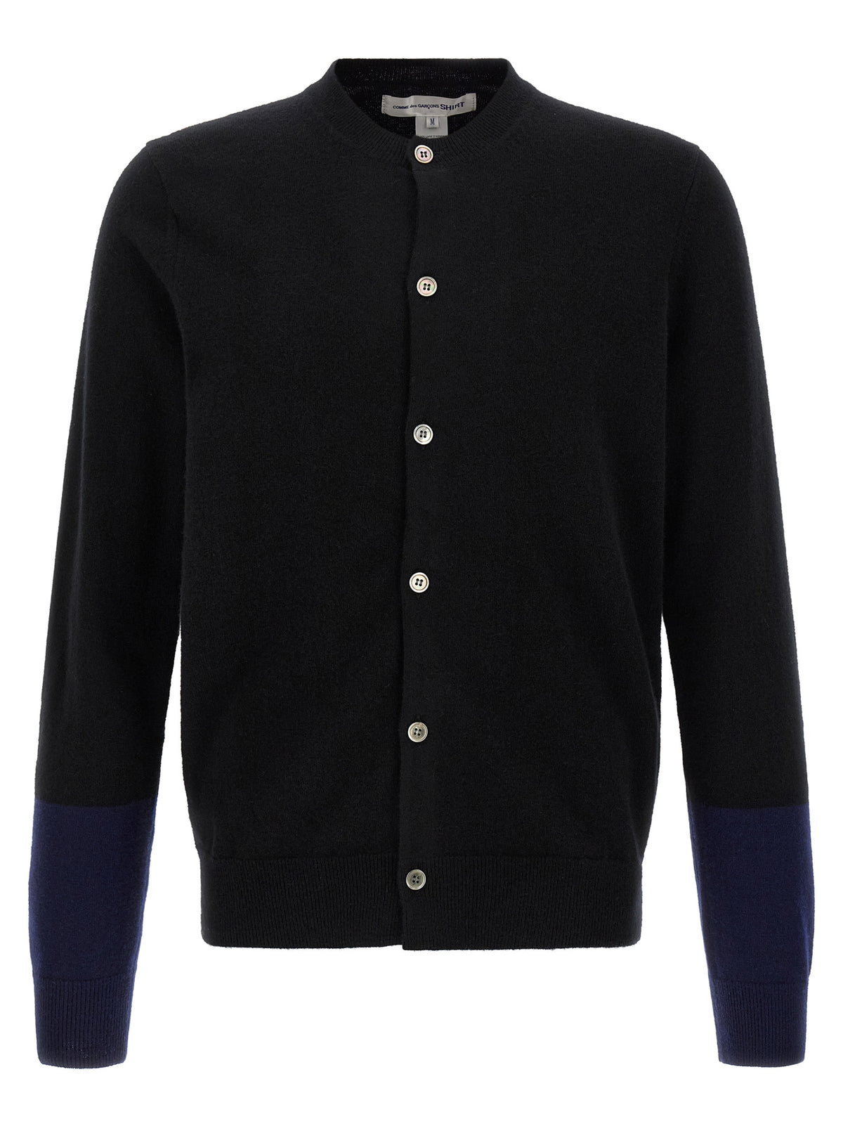 Comme Des Garcons Shirt Color-Block Detail Cardigan