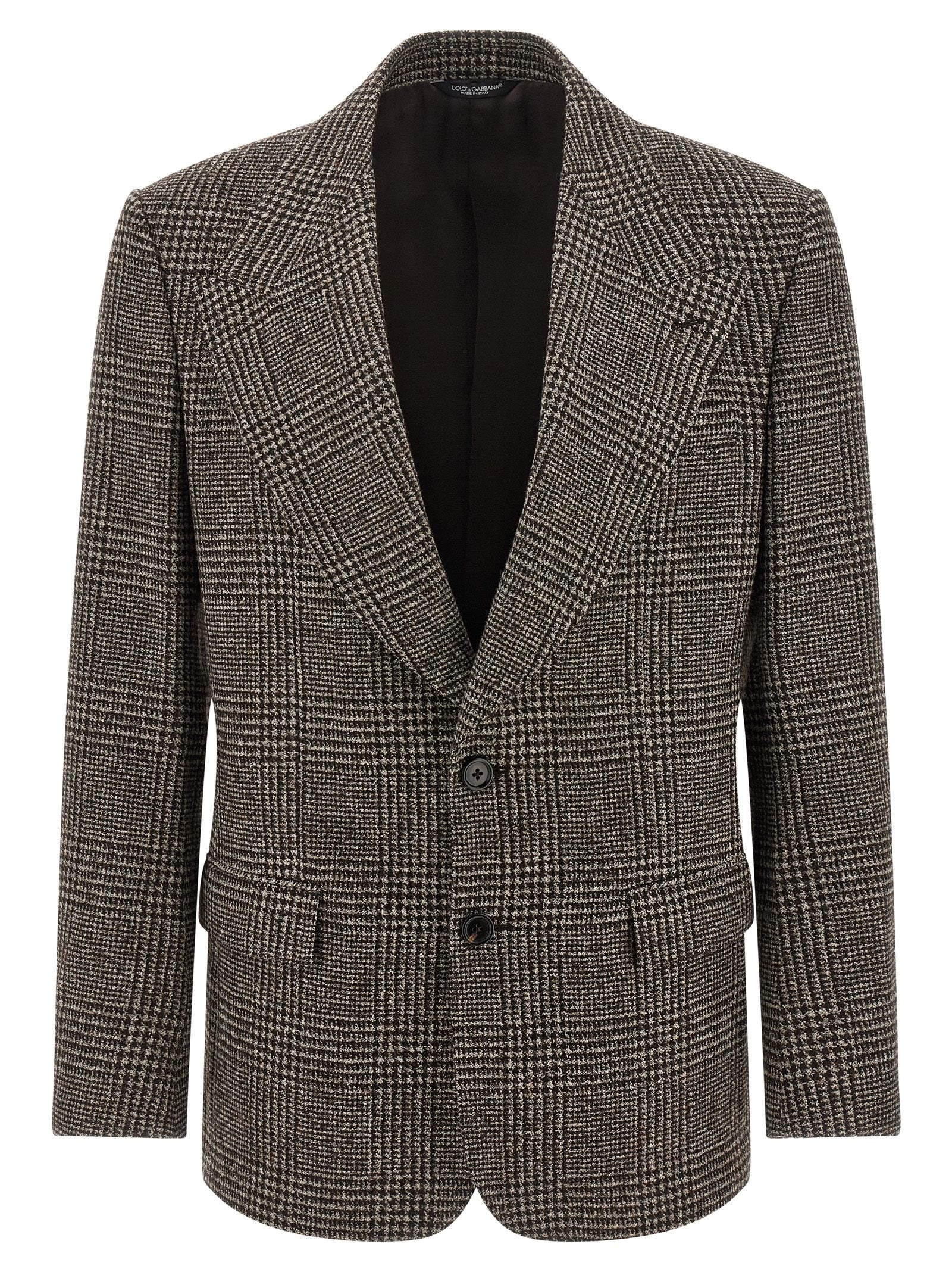 Dolce & Gabbana Prince Of Wales Wool Blazer