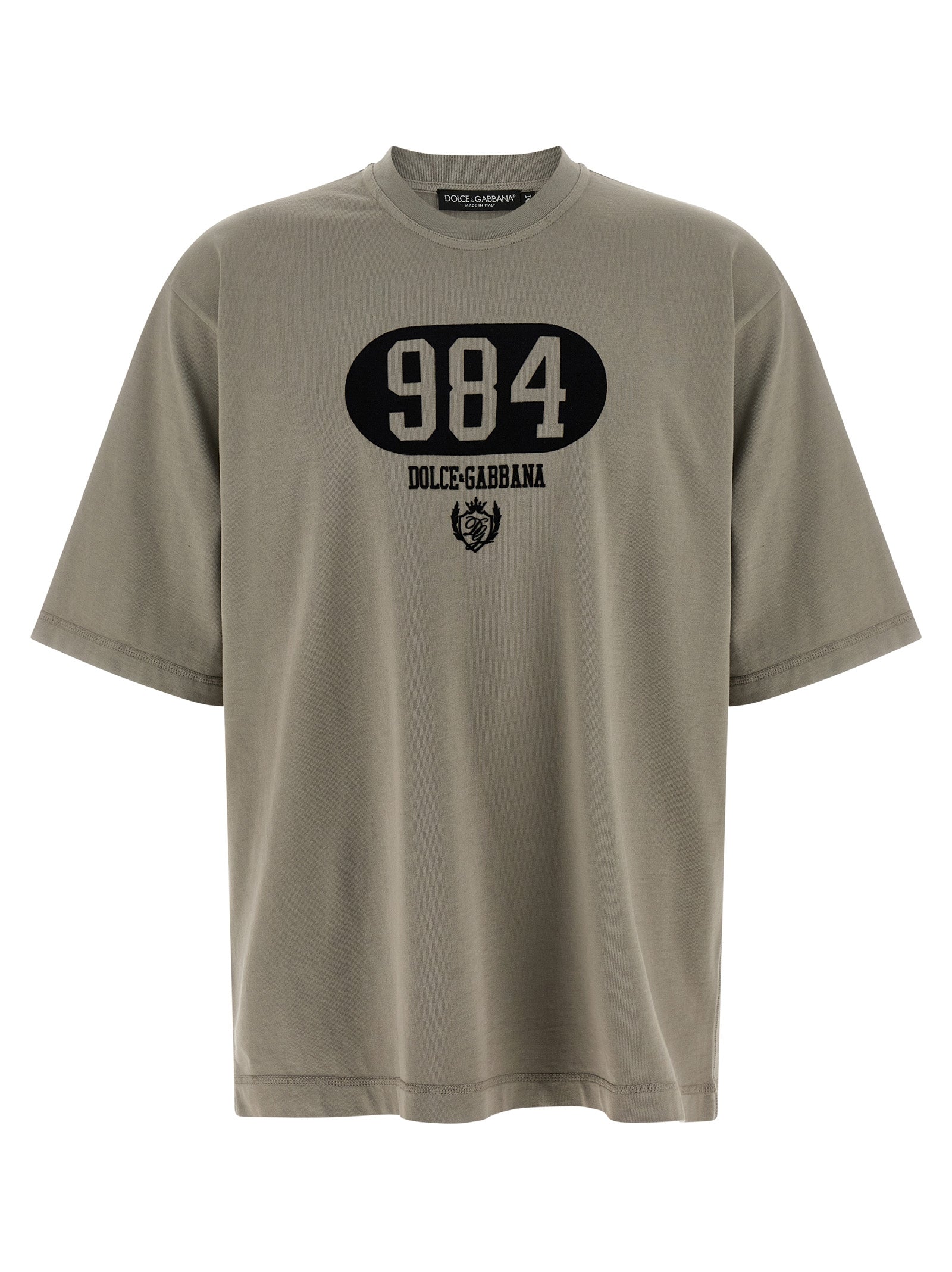 Dolce & Gabbana Flocked Print T-Shirt