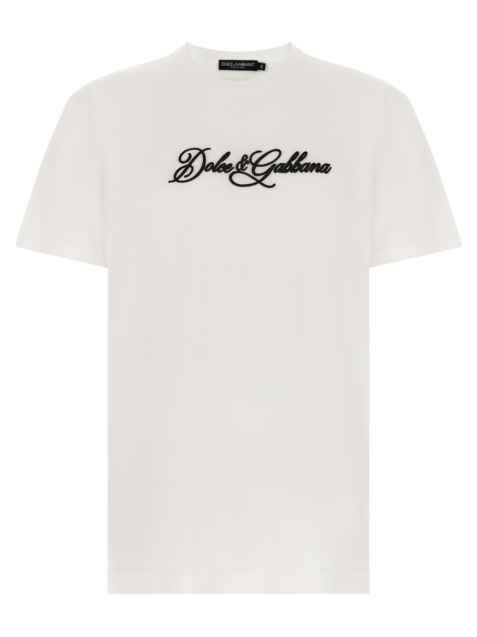 Dolce & Gabbana Logo Embroidery T-Shirt