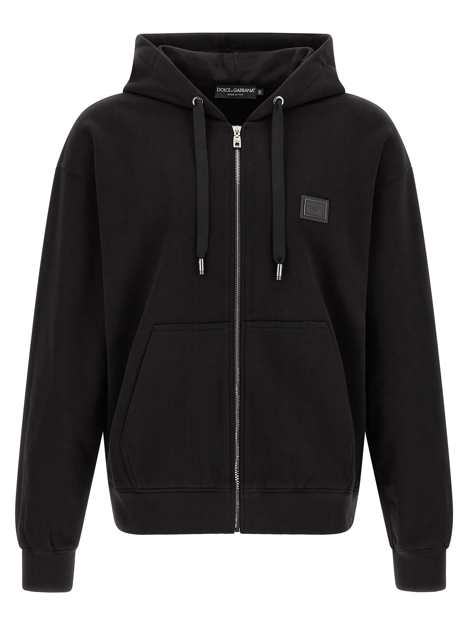 Dolce & Gabbana Logo Plaque Hoodie