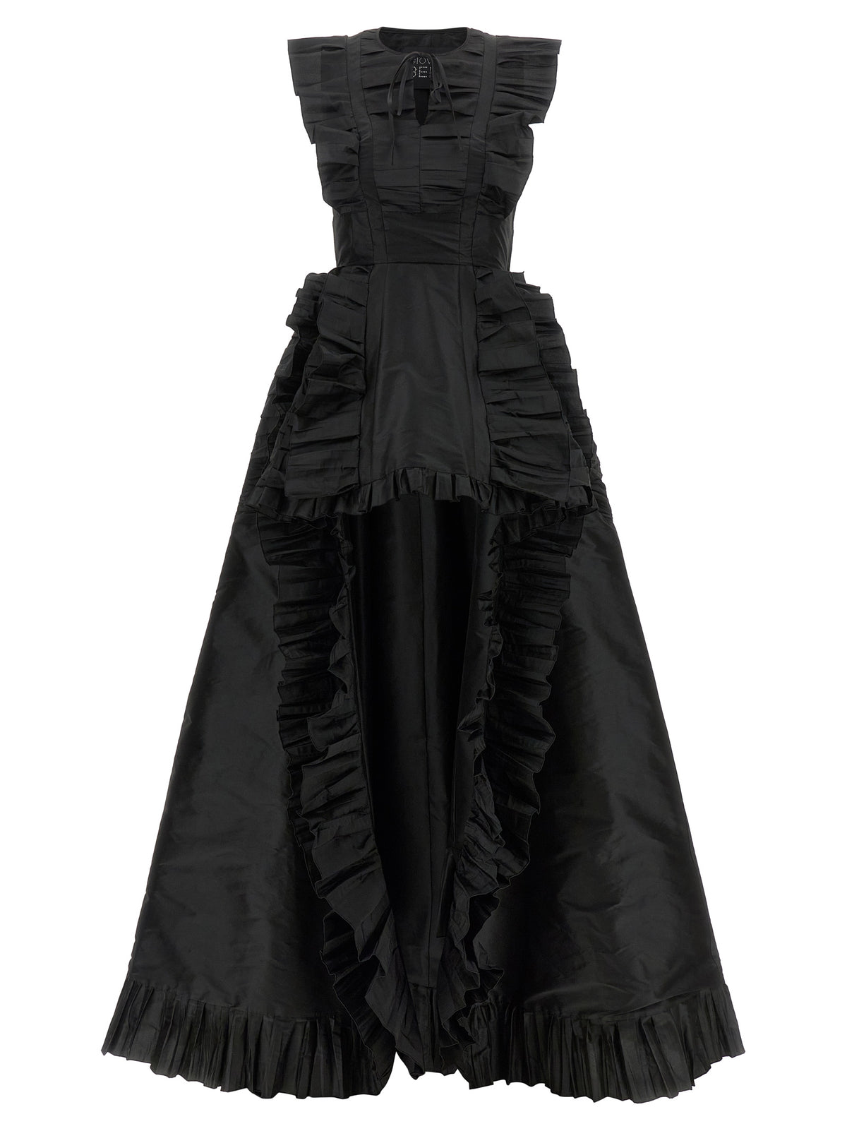 Giovanni Bedin Ruffle Train Dress