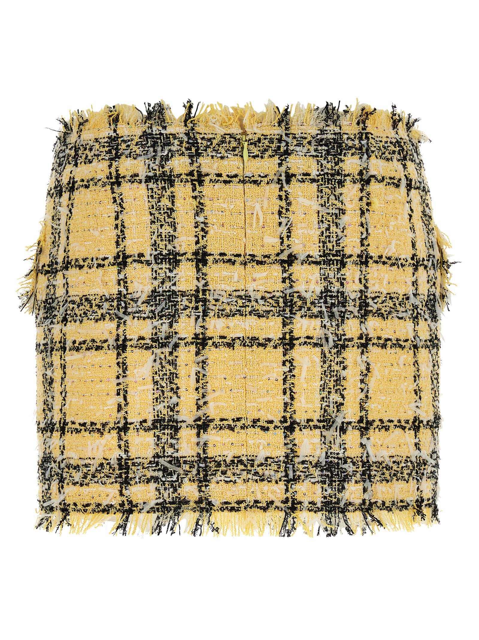 Balmain Lurex Tweed Skirt