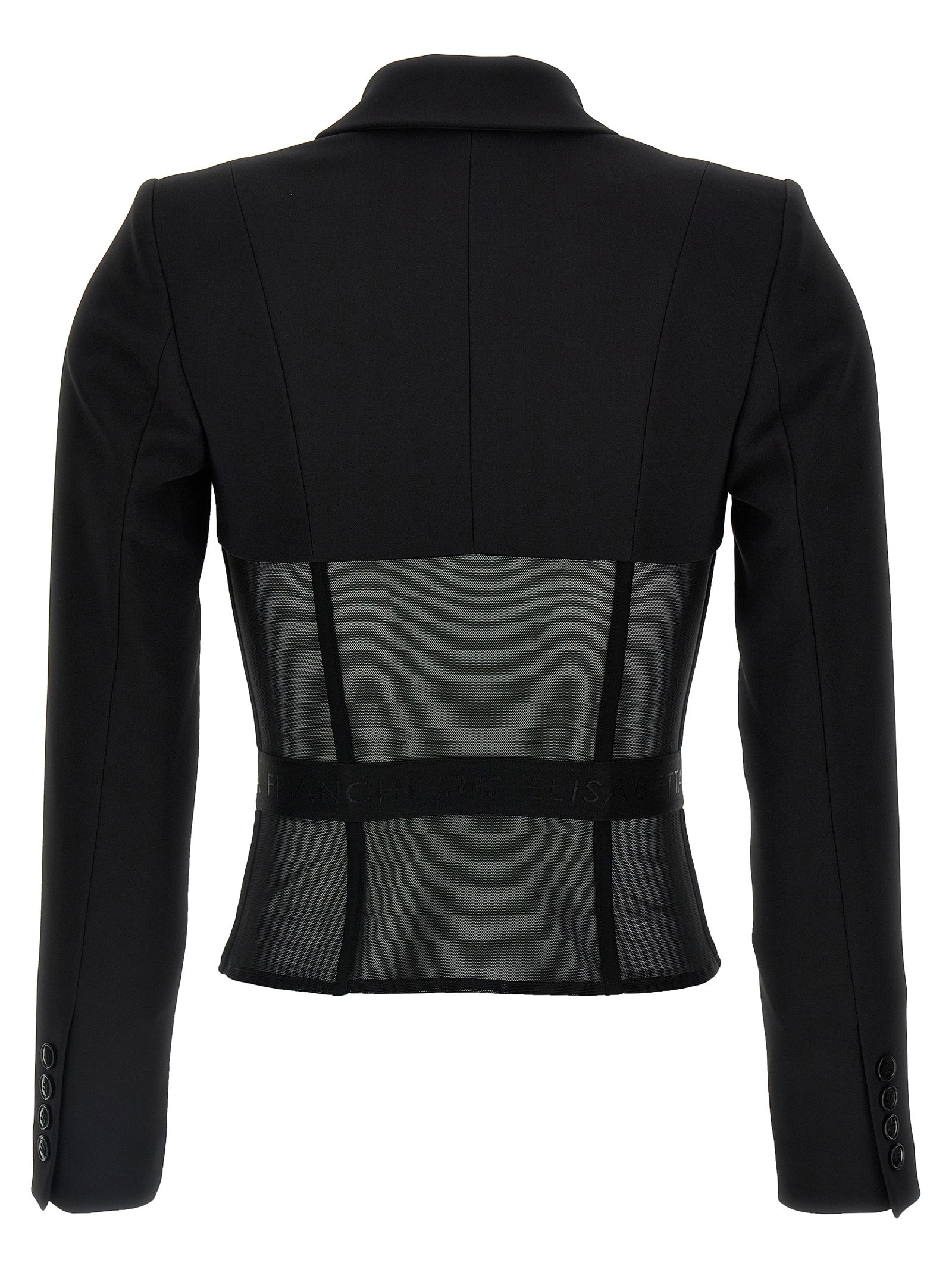 Elisabetta Franchi Crêpe And Tulle Blazer