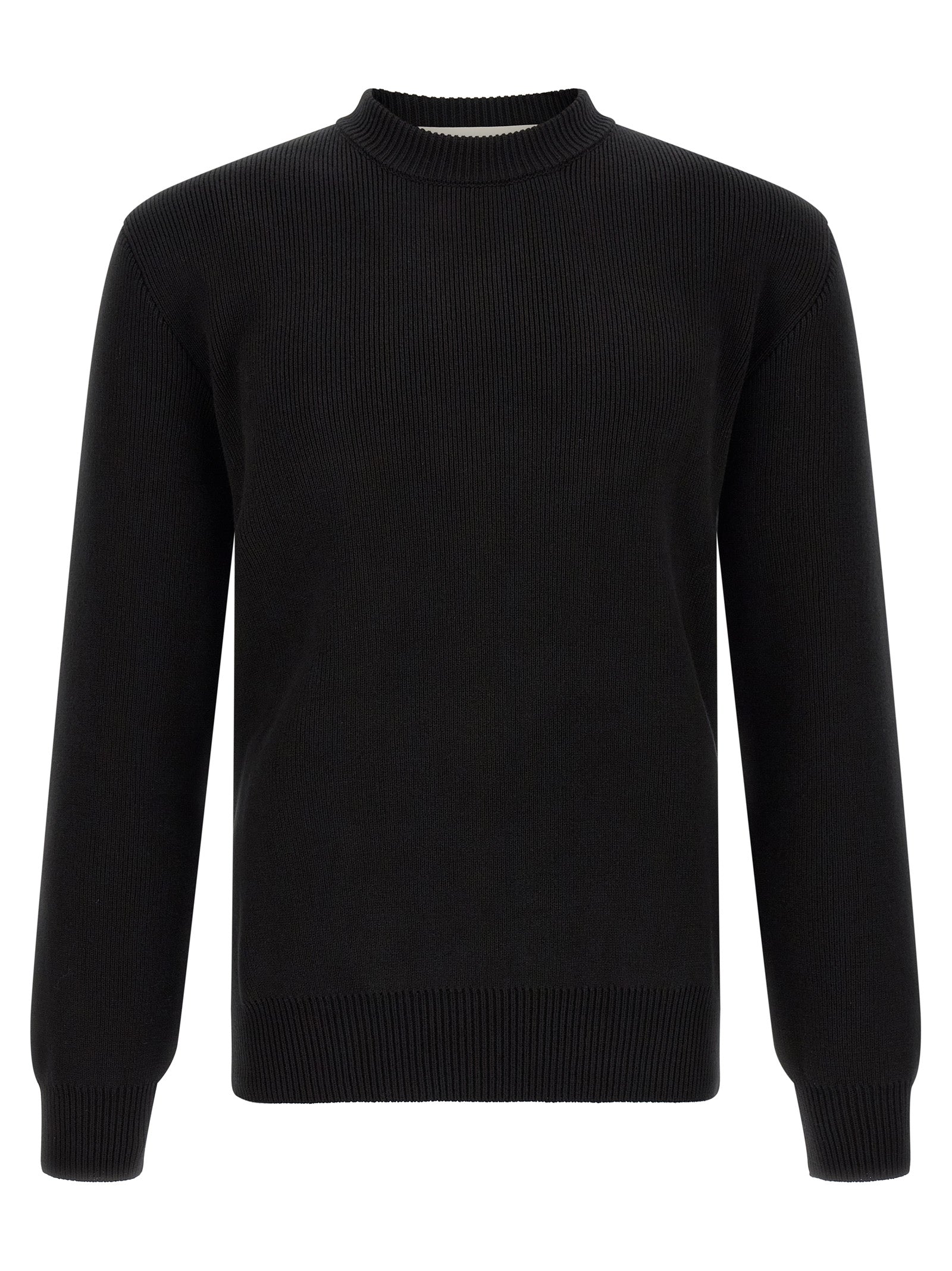 Golden Goose Ribbed Sweater With Logo