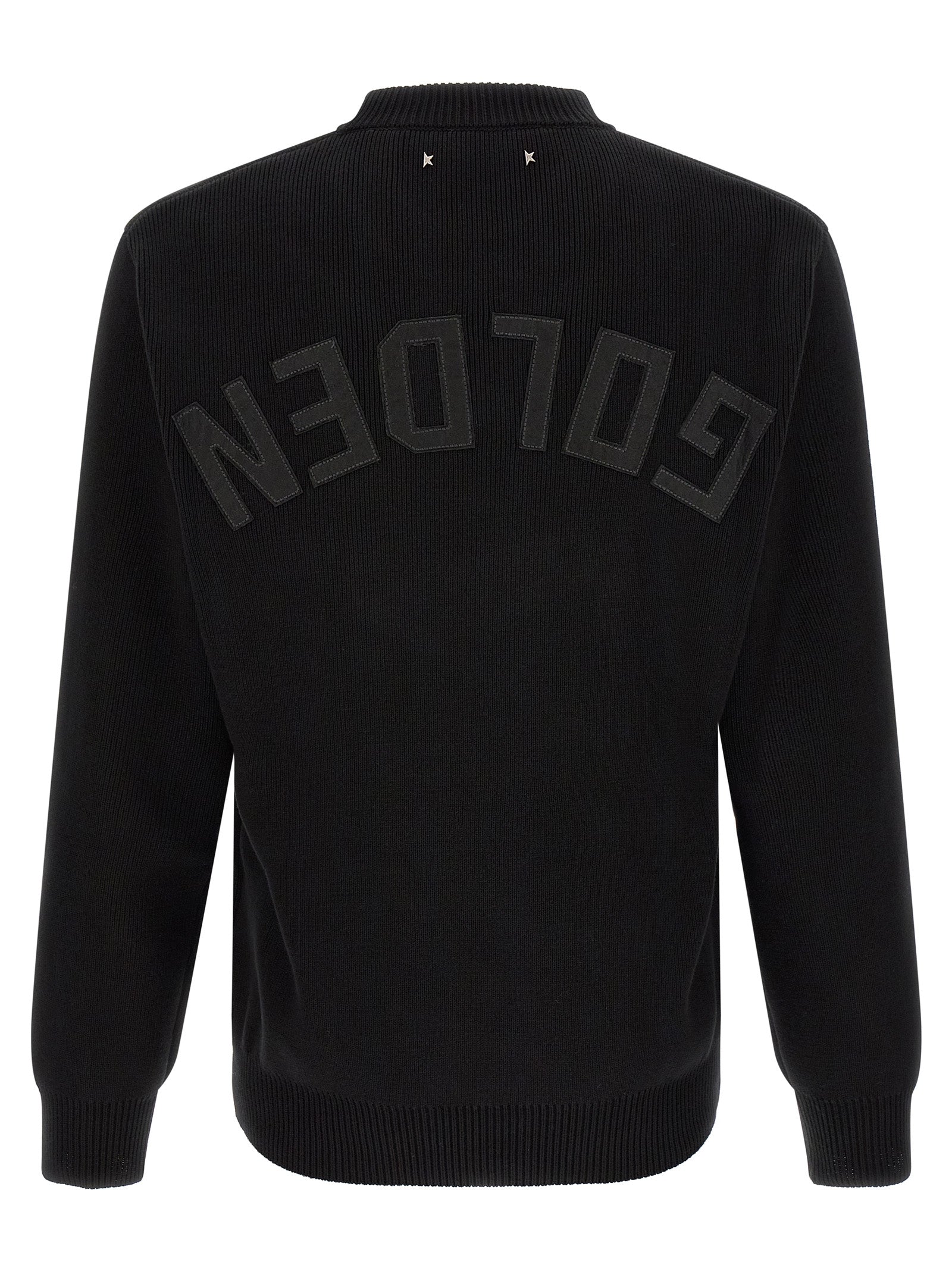 Golden Goose Ribbed Sweater With Logo