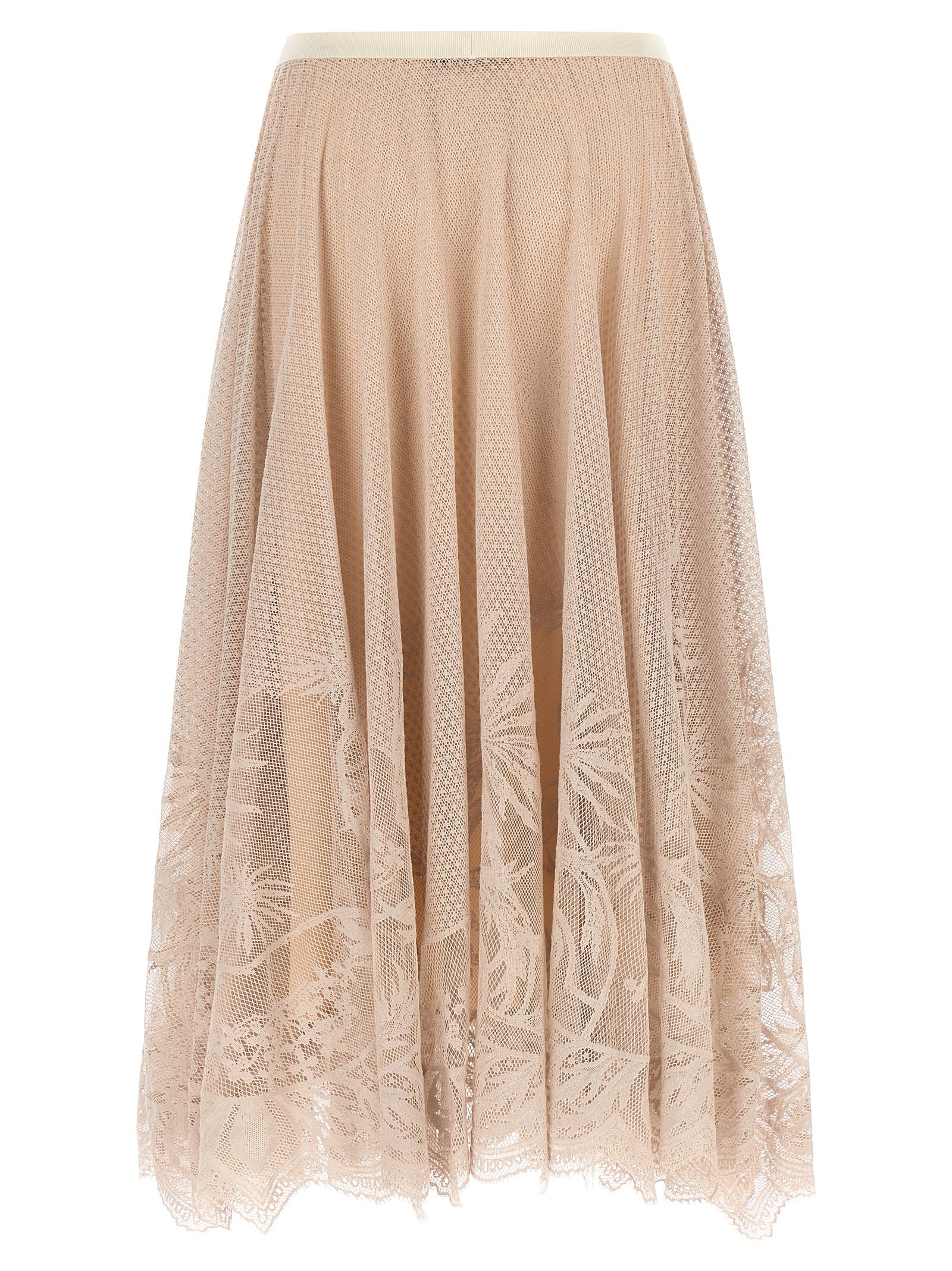 Fabiana Filippi Jacquard Lace Skirt