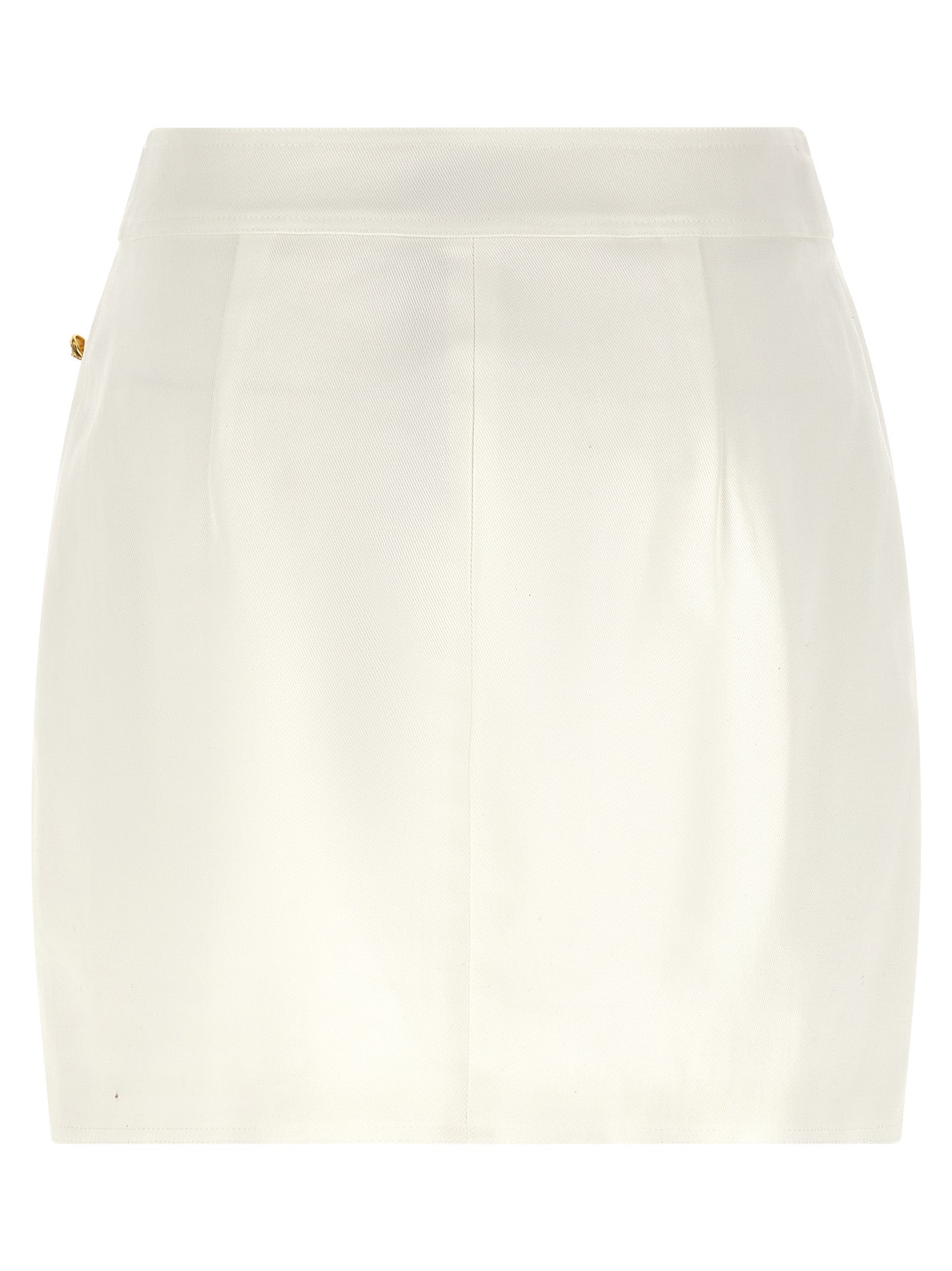 Elisabetta Franchi Jewel Button Skirt