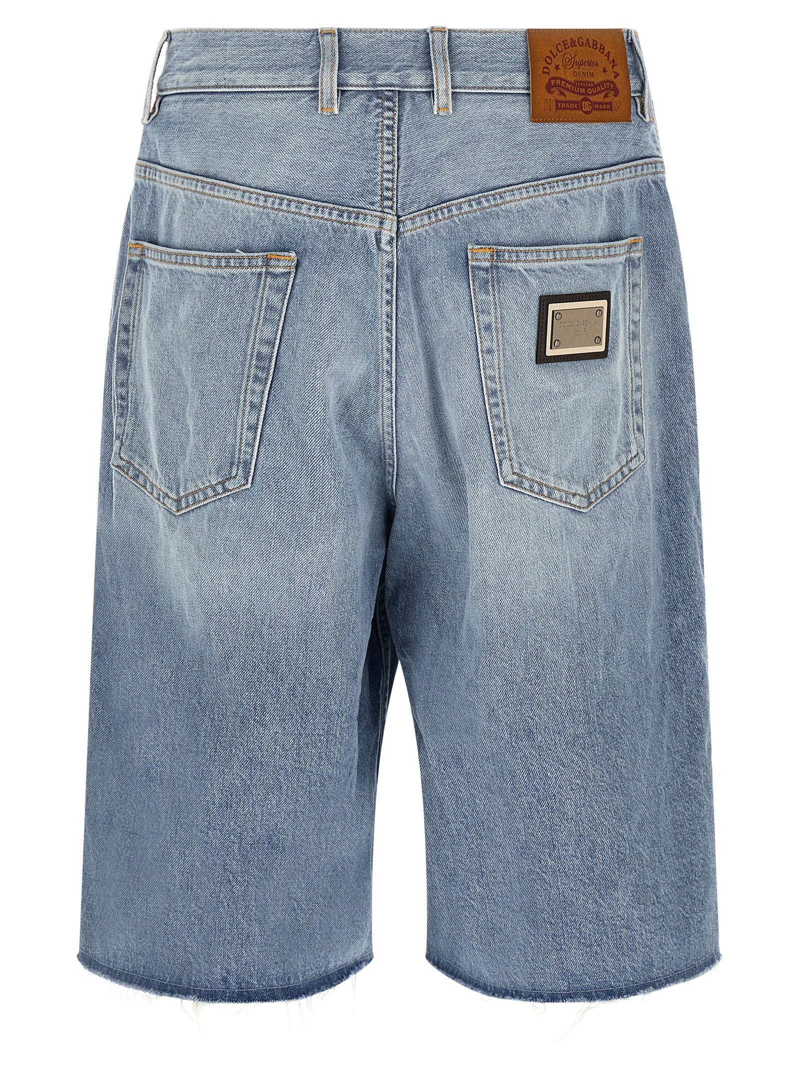 Dolce & Gabbana Denim Bermuda Shorts