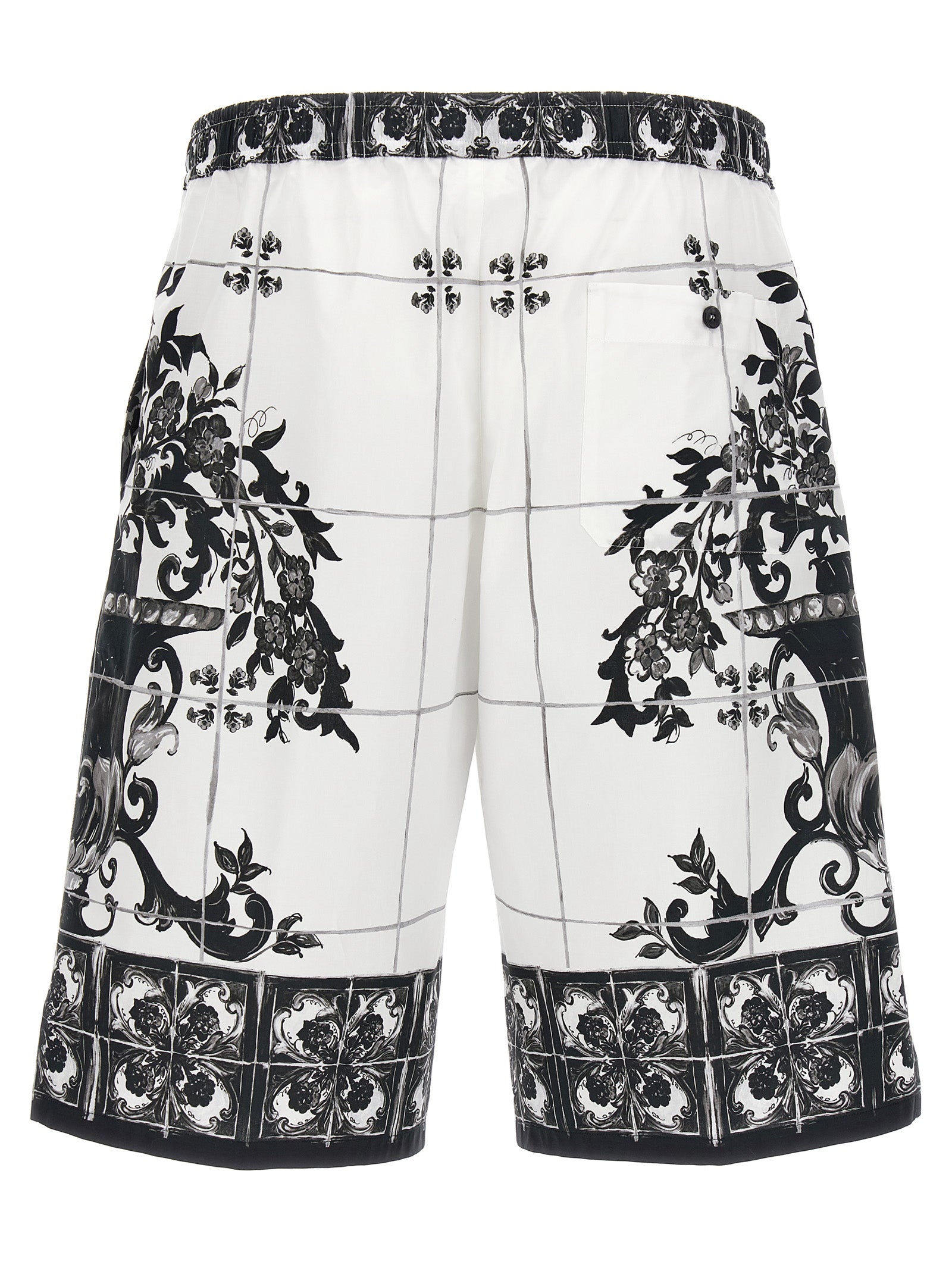 Dolce & Gabbana 'Maiolica' Print Bermuda Shorts