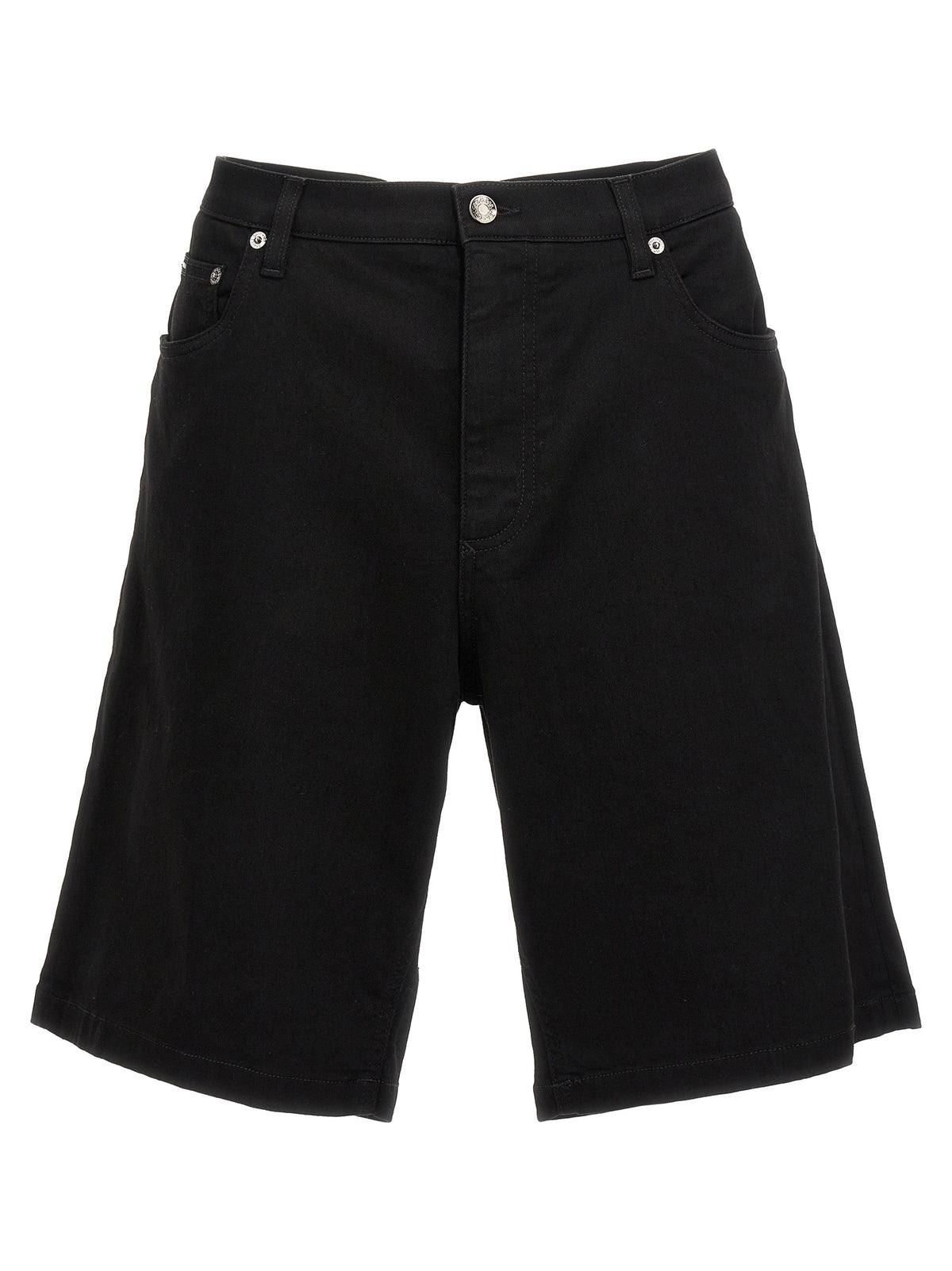 Dolce&Gabbana Stretch Denim Bermuda Shorts