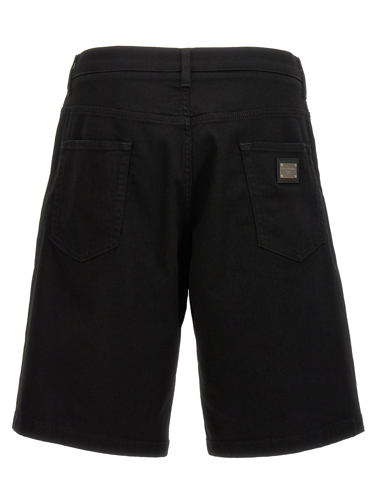 Dolce&Gabbana Stretch Denim Bermuda Shorts