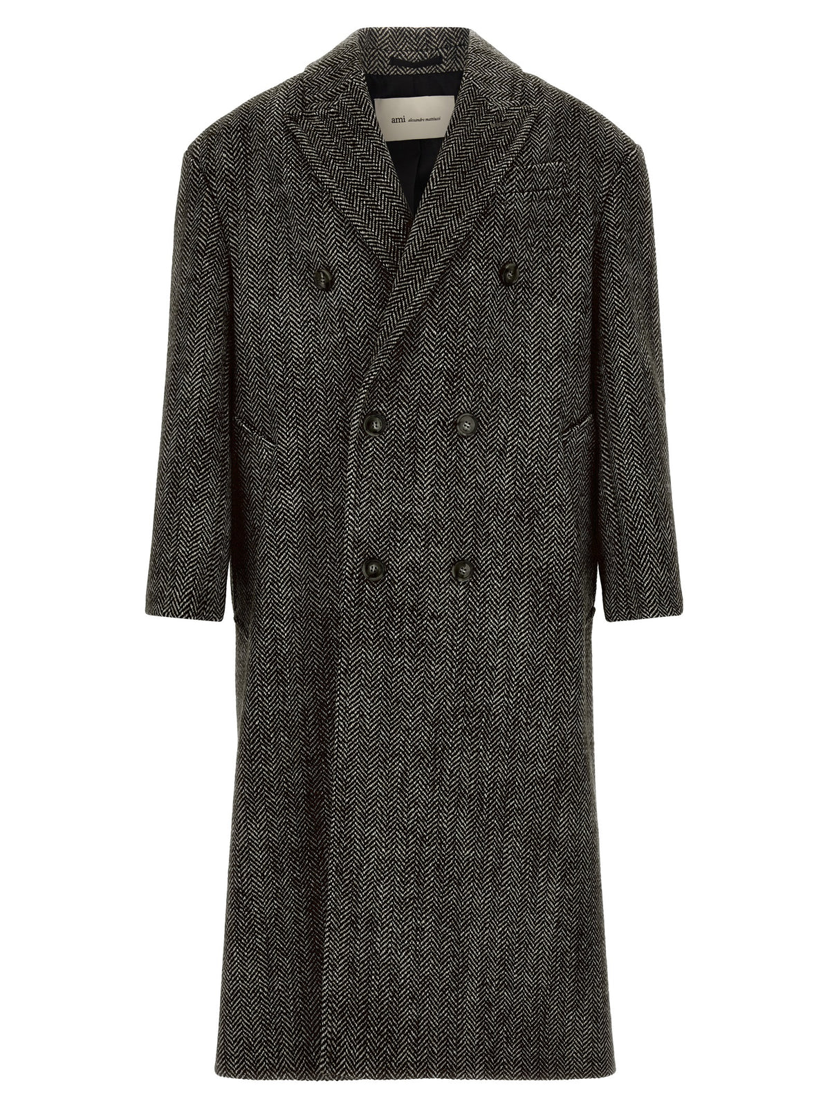 Ami Paris Double-Breasted Coat