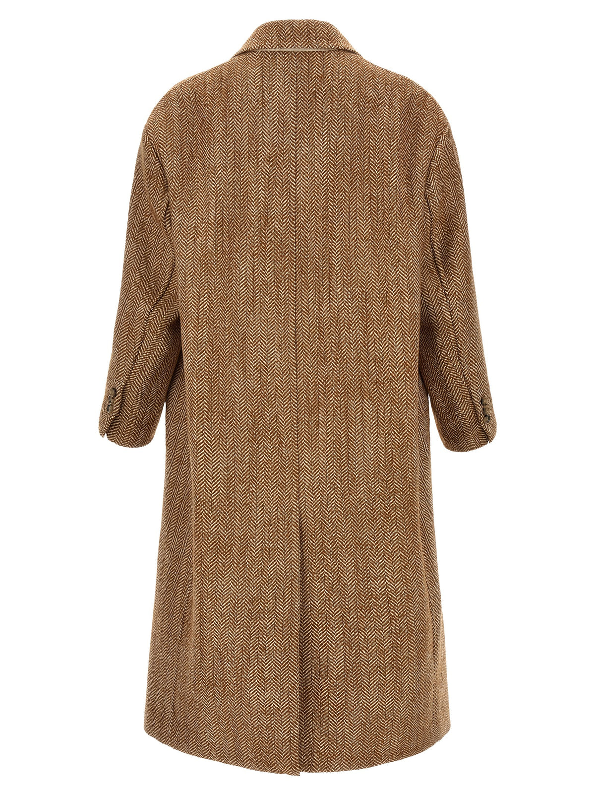 Ami Paris Herringbone Coat