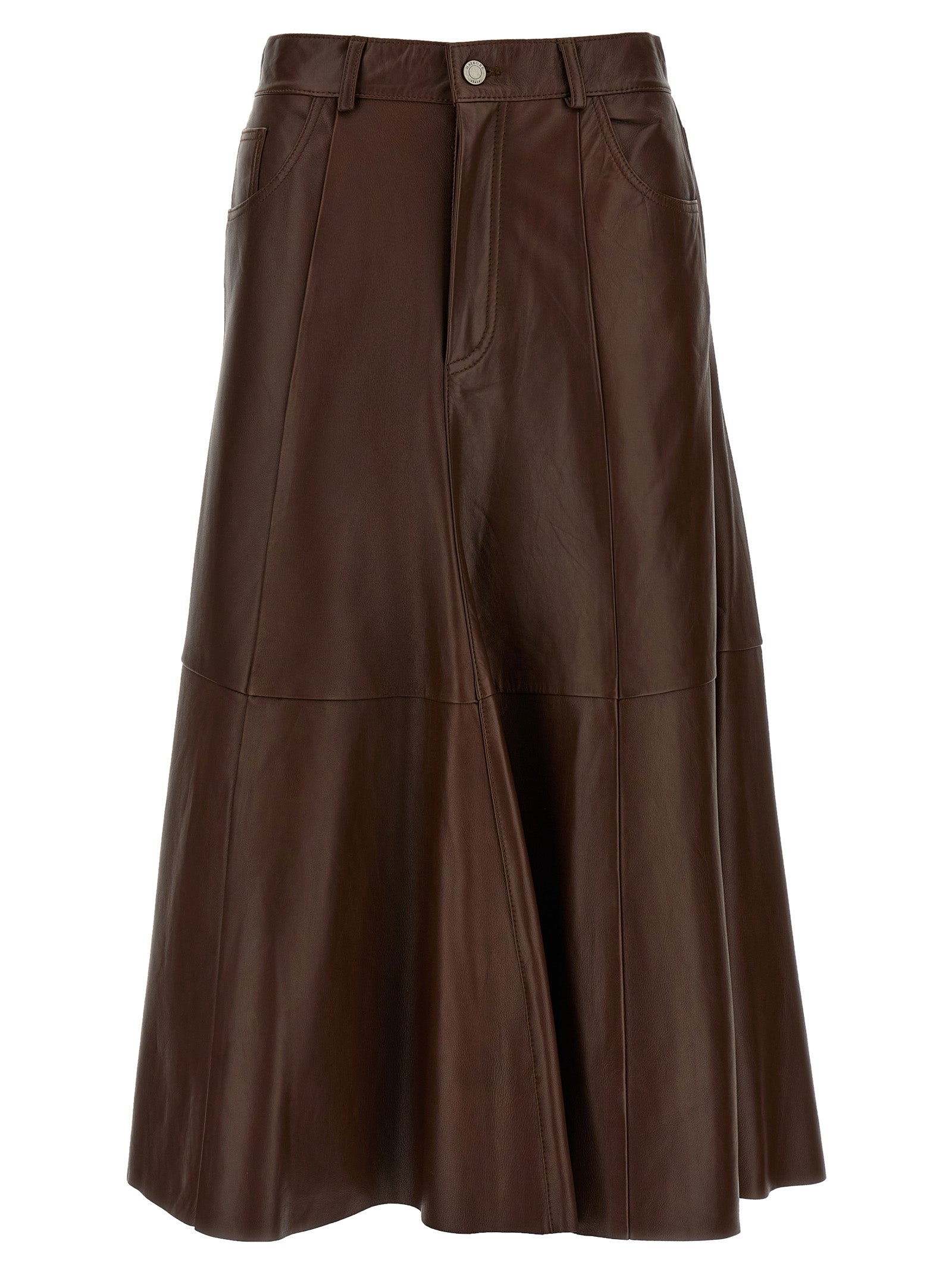 Haikure 'Mid Serenity Leather' Skirt