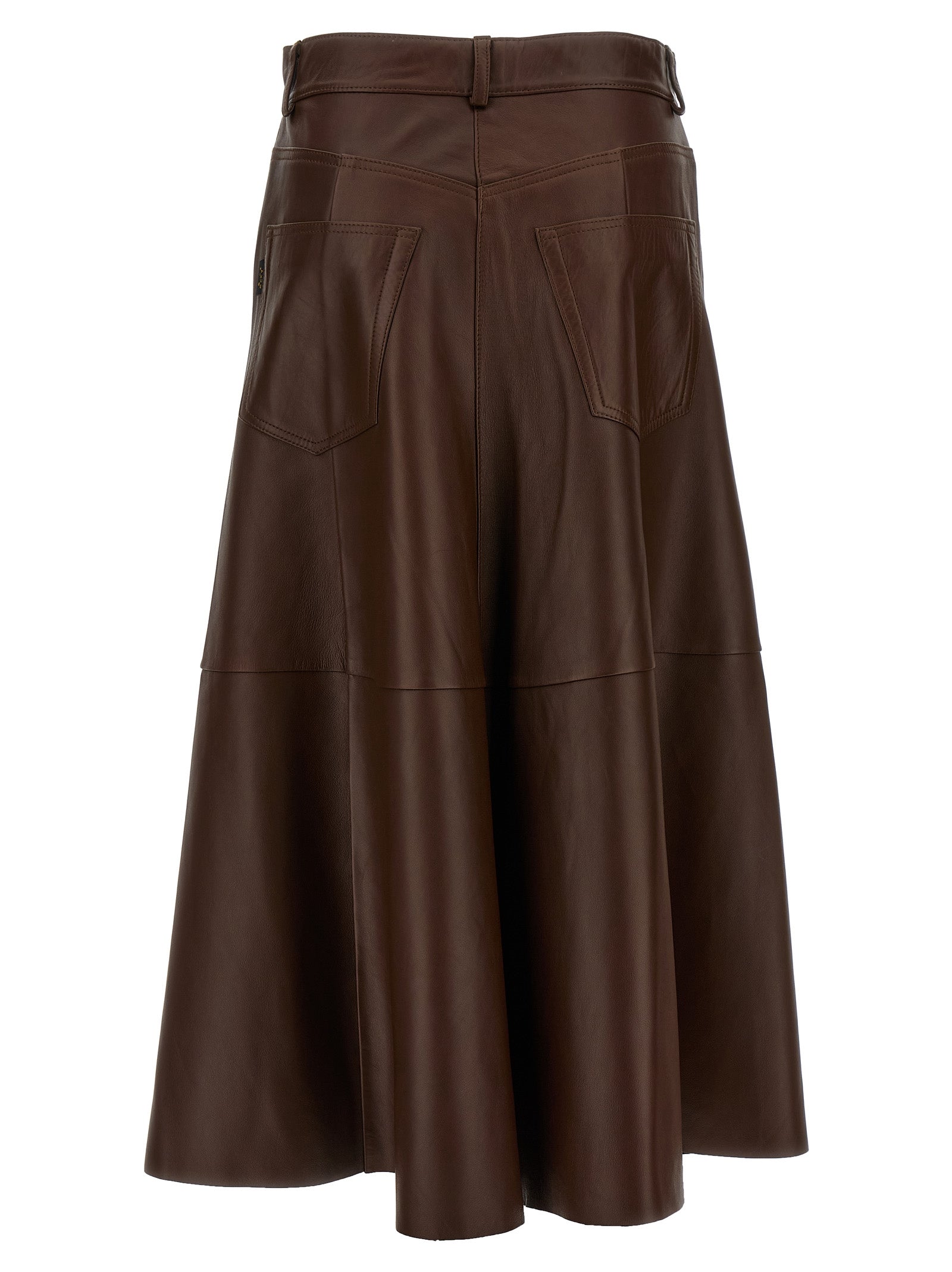 Haikure 'Mid Serenity Leather' Skirt