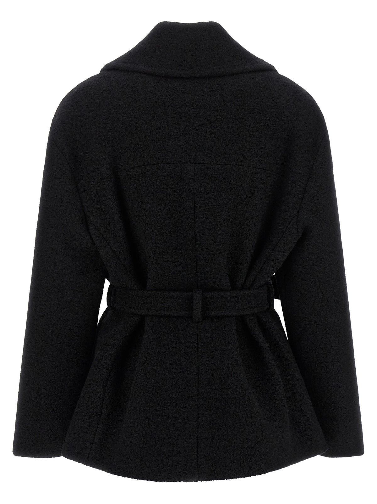 Balmain 'Anthem' Belted Caban