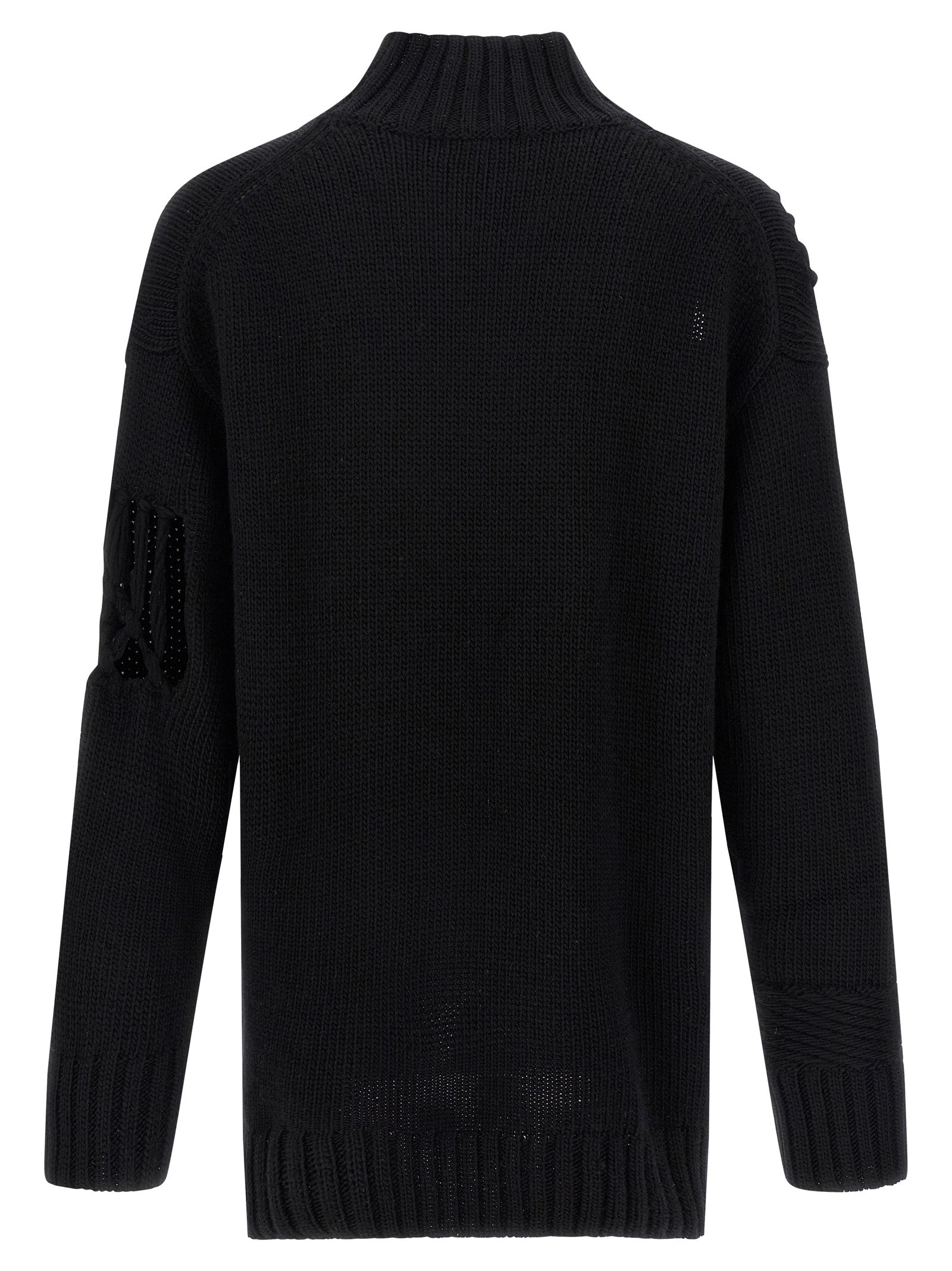 Yohji Yamamoto Macramé Insert Sweater