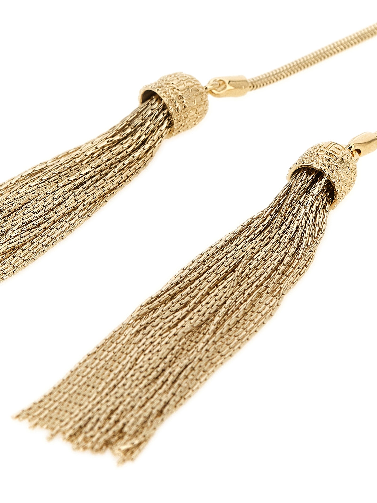 Balmain 'Snake' Necklace With Tassels