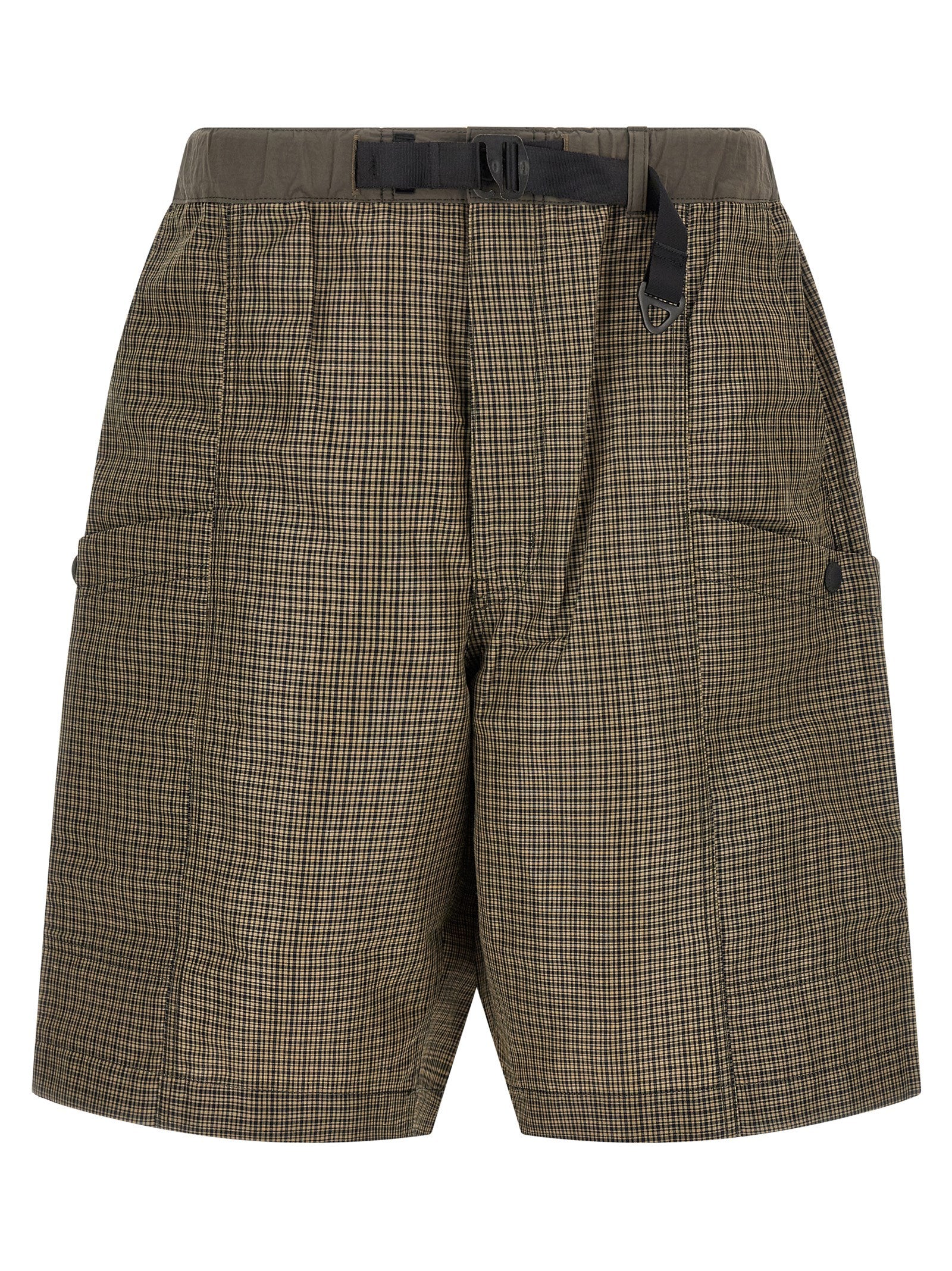 Comme Des Garҫons Homme Vichy Bermuda Shorts