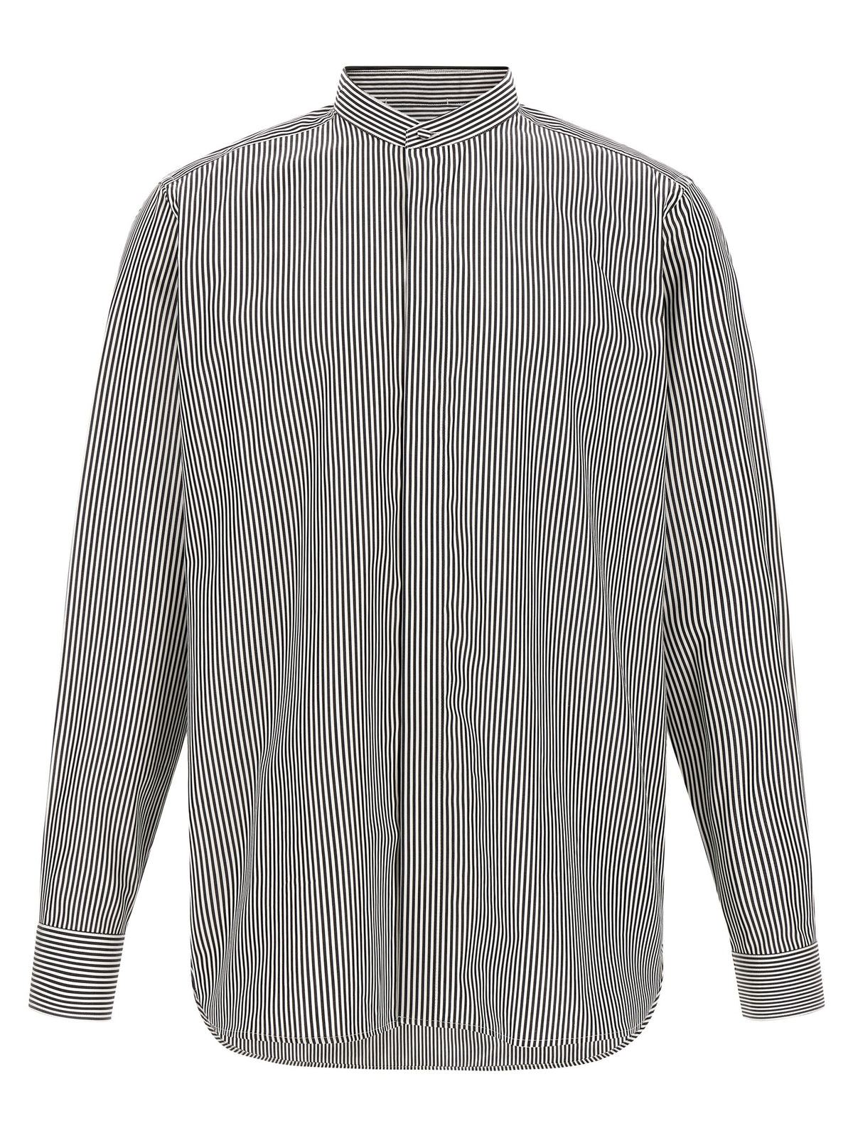 Tom Ford Striped Shirt With Detachable Collar