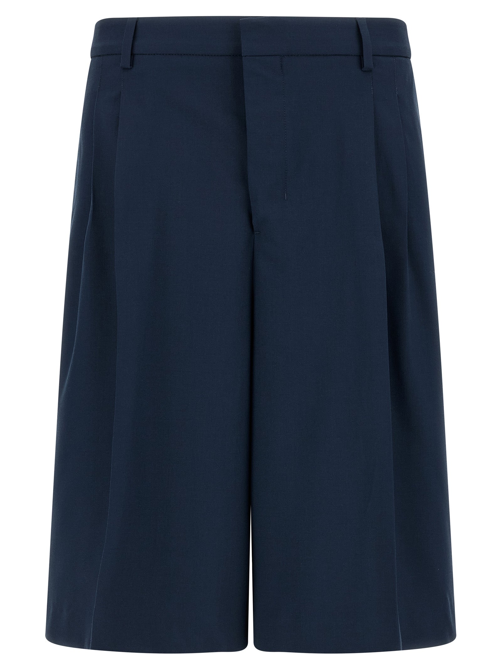 Ami Paris Fresh Wool Bermuda Shorts