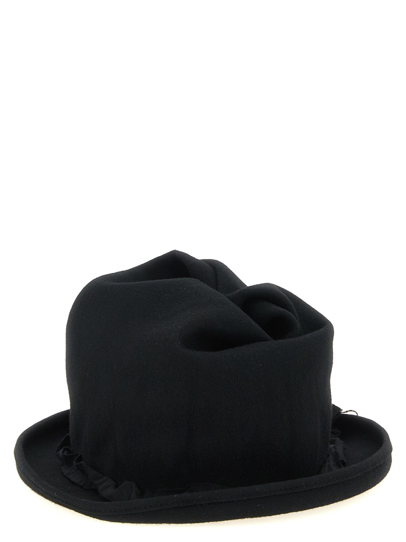 Yohji Yamamoto Sculptural Crown Hat